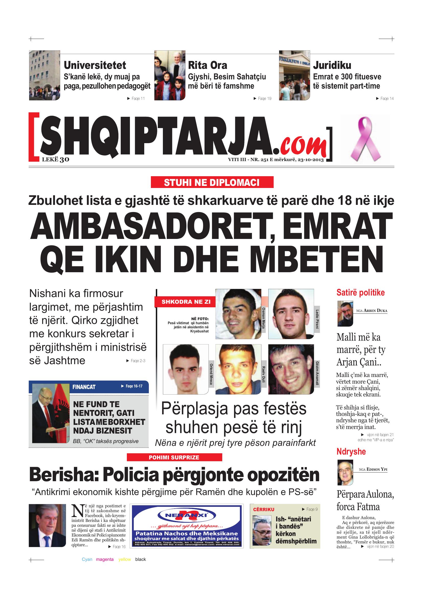 Shqiptarja.com 2013-10-23