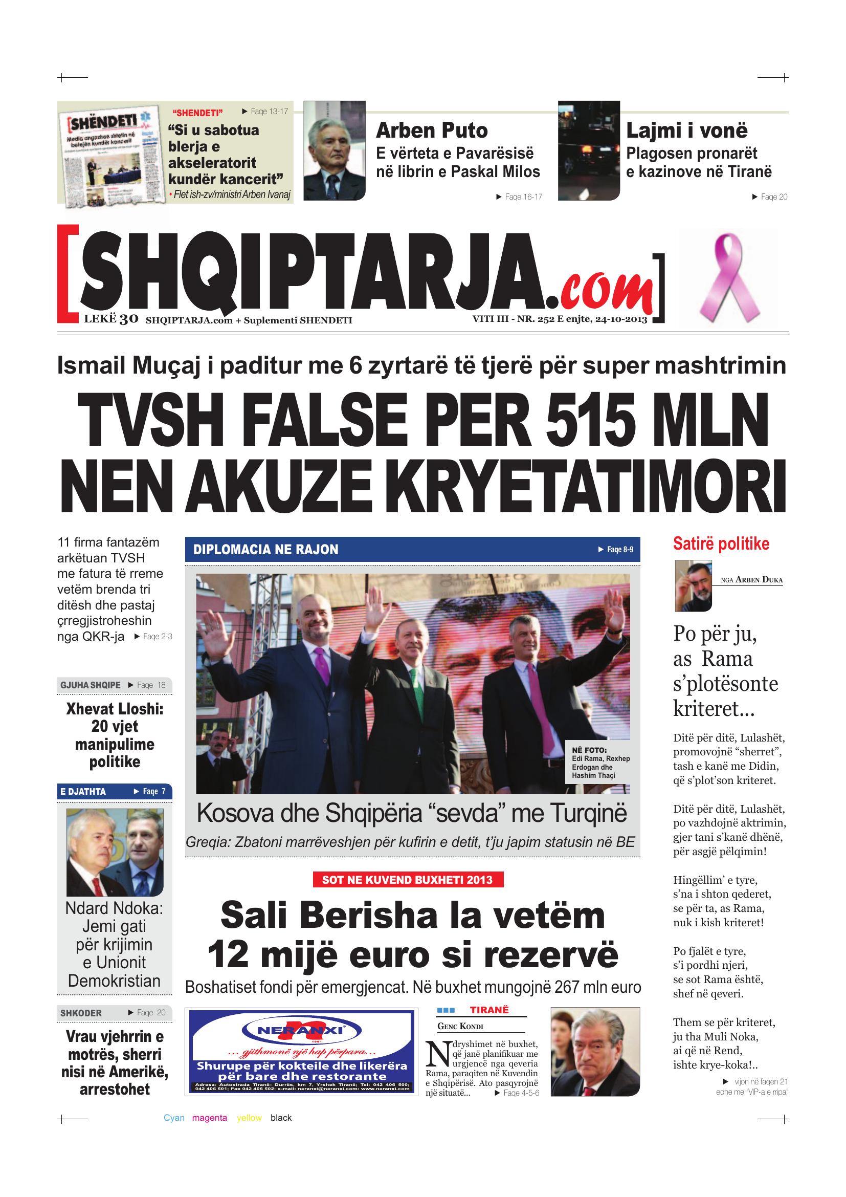 Shqiptarja.com 2013-10-24