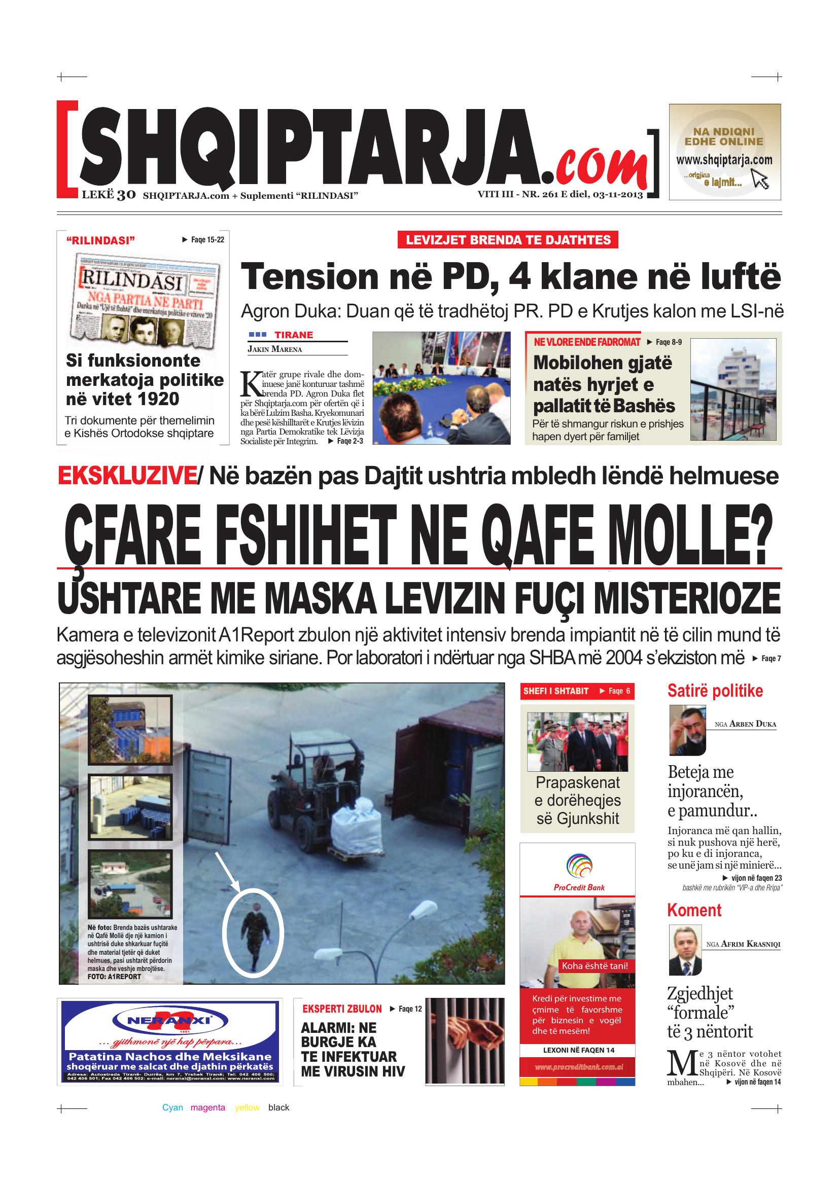 Shqiptarja.com 2013-11-03