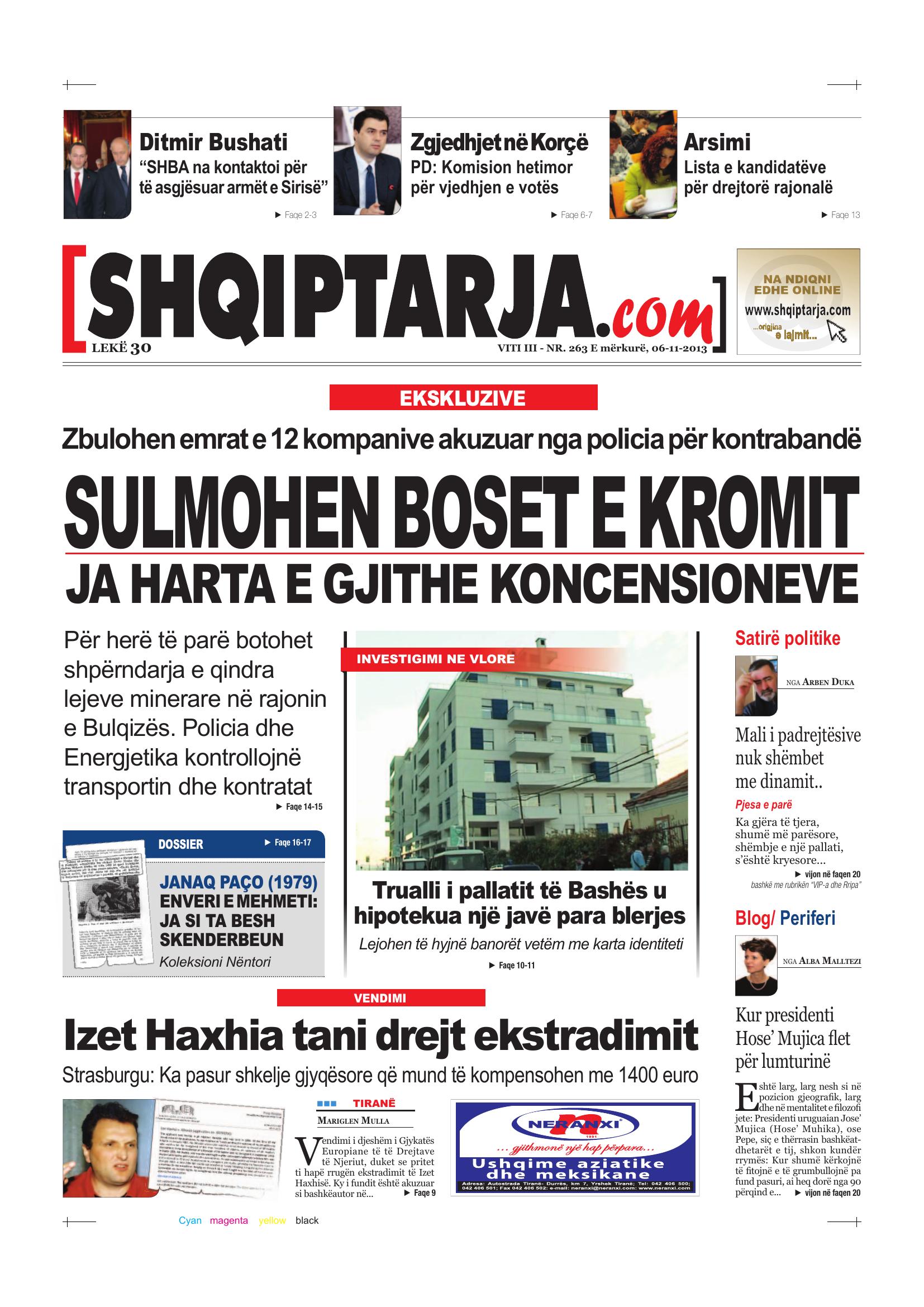 Shqiptarja.com 2013-11-06