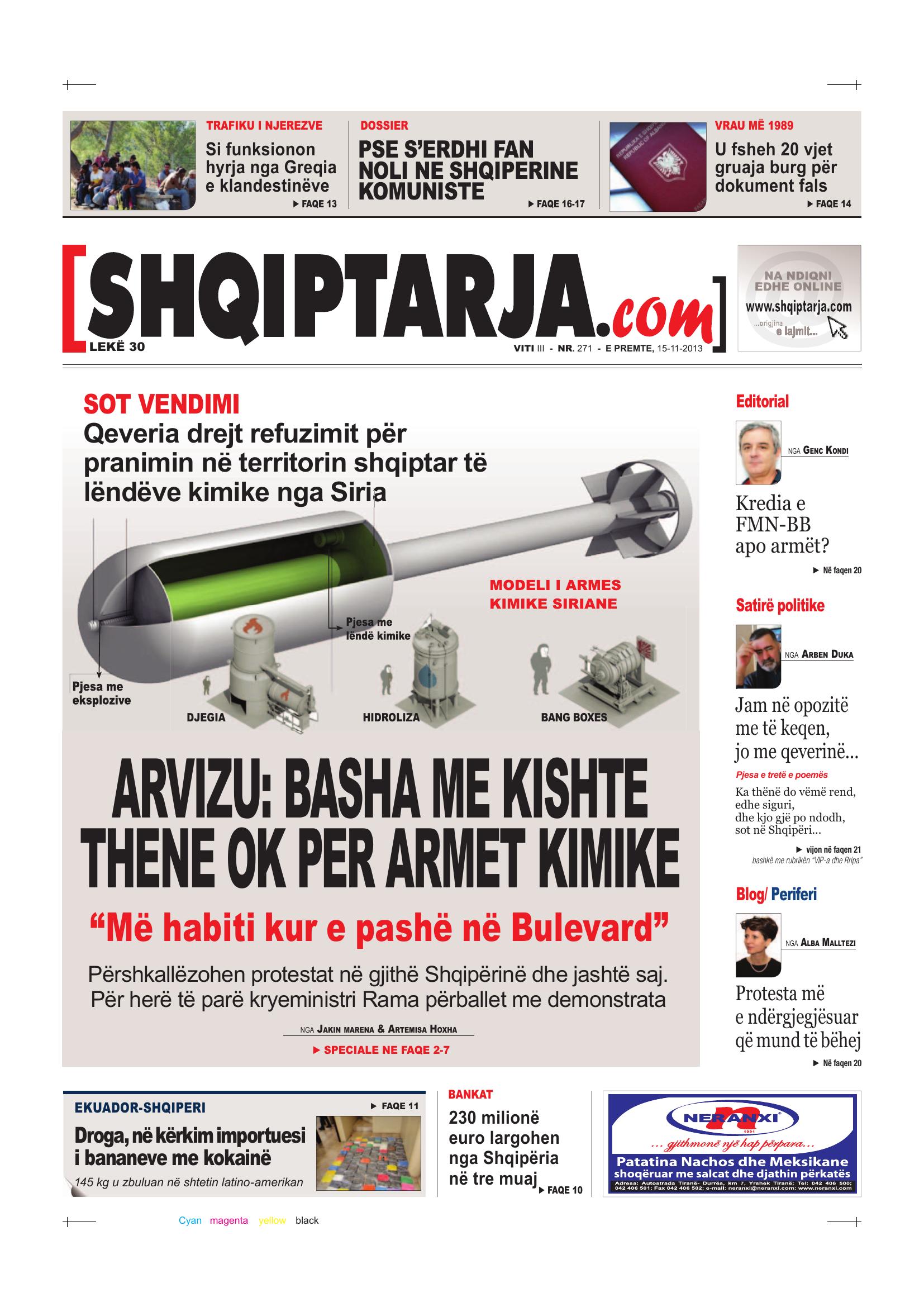 Shqiptarja.com 2013-11-15