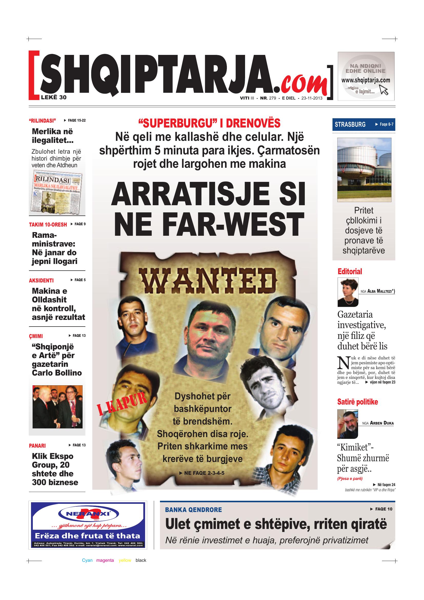 Shqiptarja.com 2013-11-23