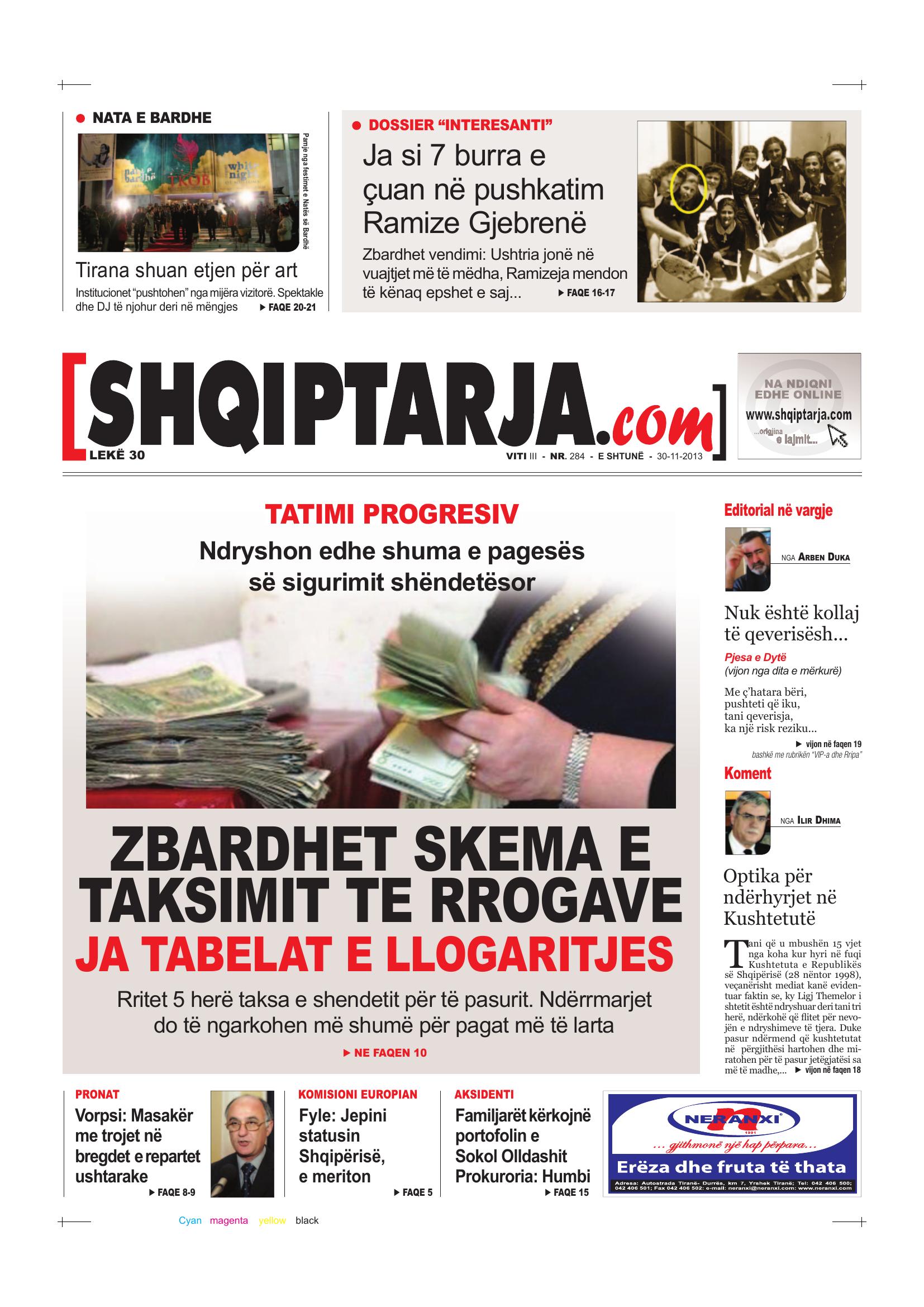 Shqiptarja.com 2013-11-30