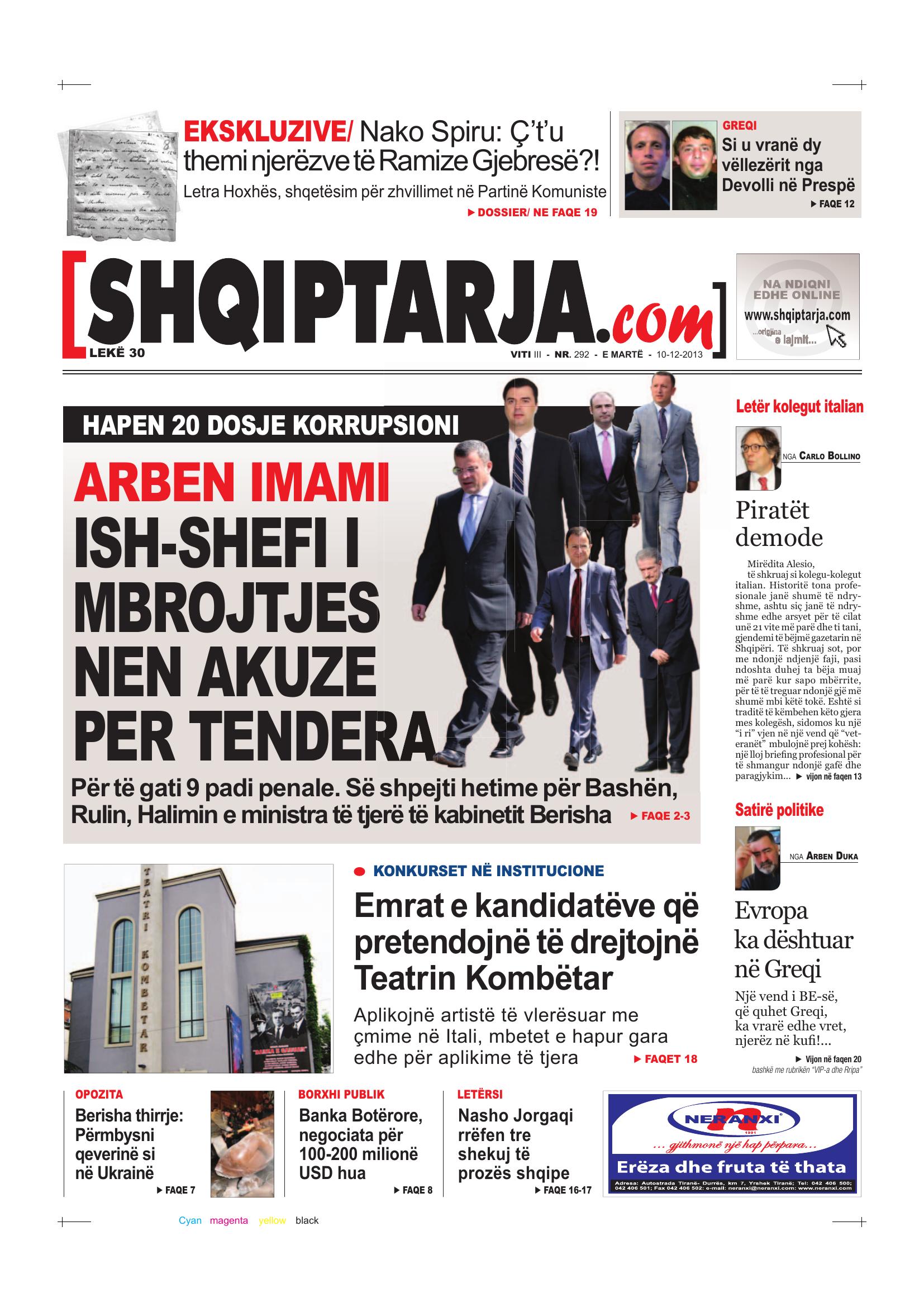 Shqiptarja.com 2013-12-10