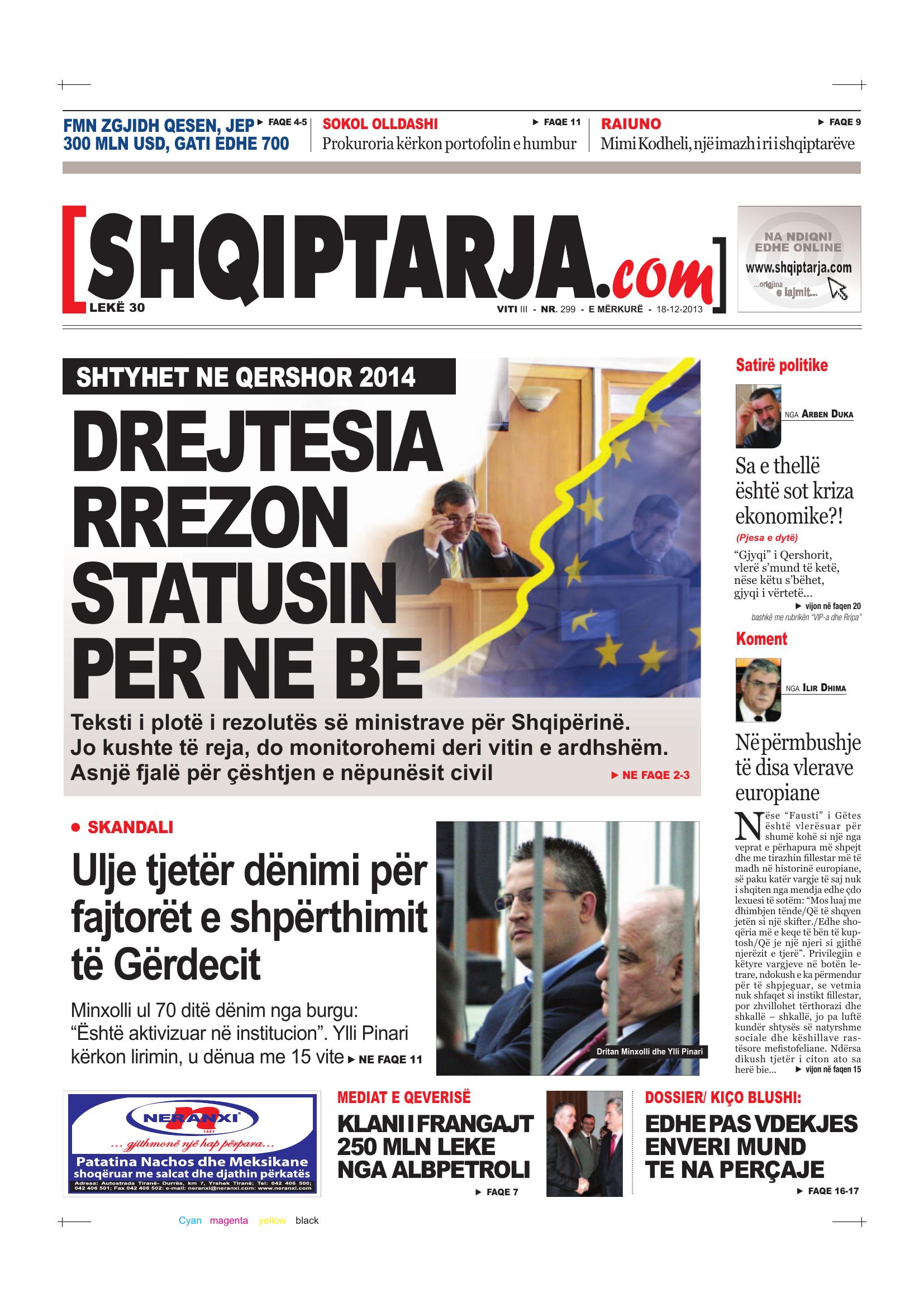 Shqiptarja.com 2013-12-18