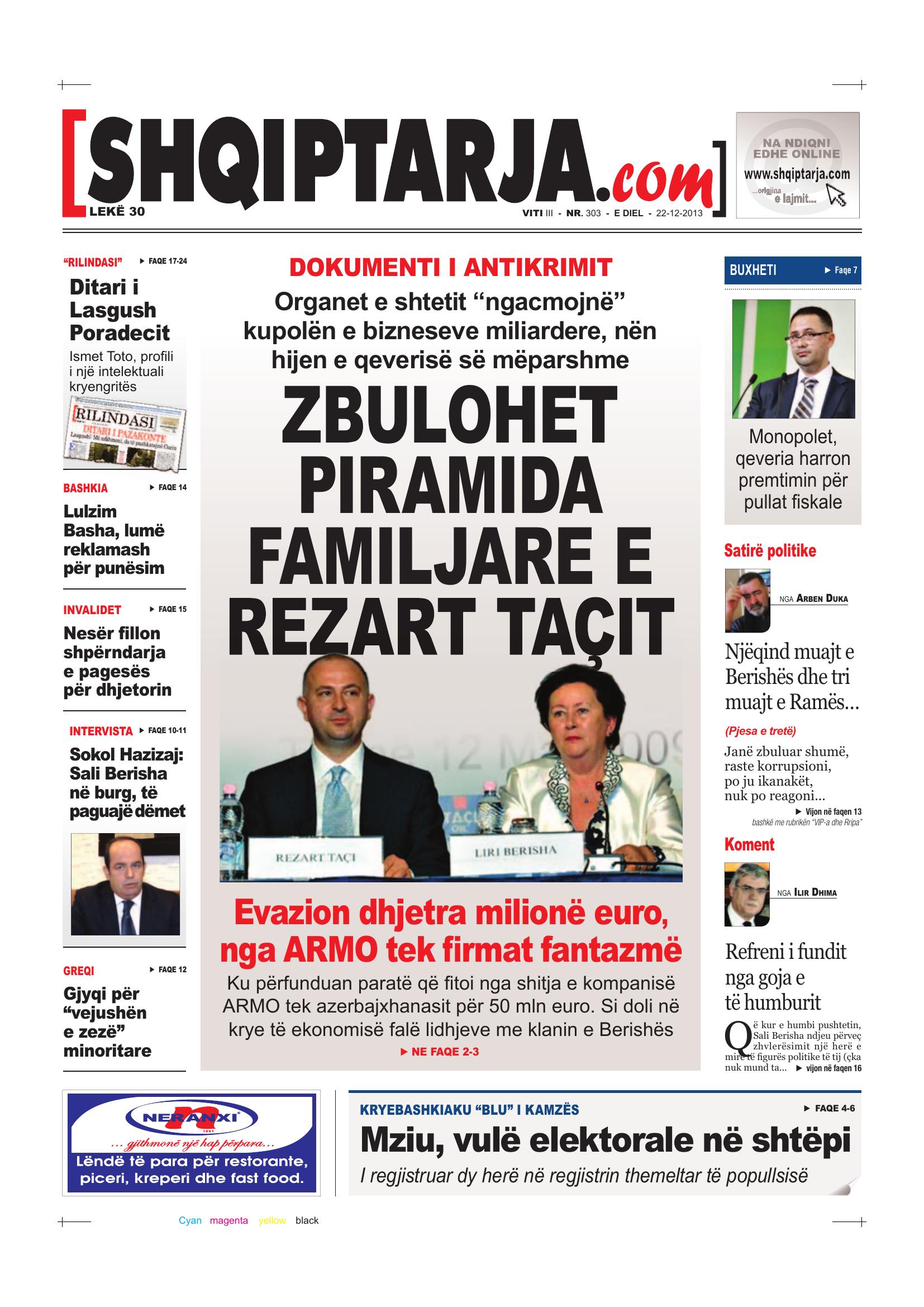 Shqiptarja.com 2013-12-22