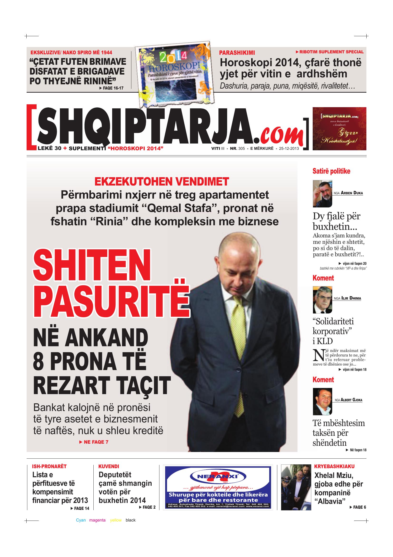 Shqiptarja.com 2013-12-25
