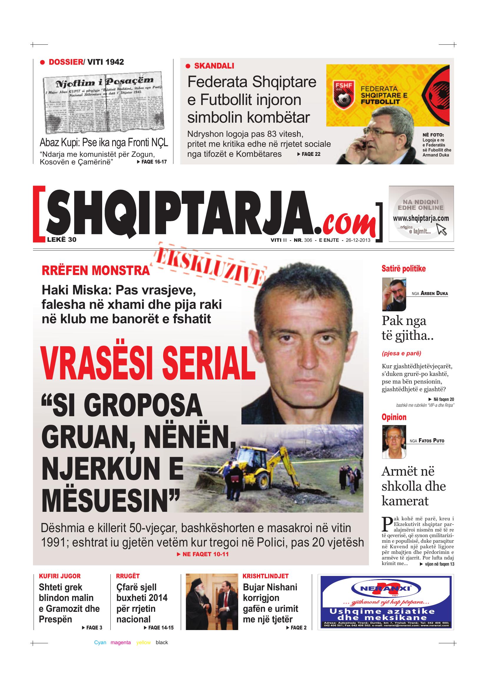 Shqiptarja.com 2013-12-26