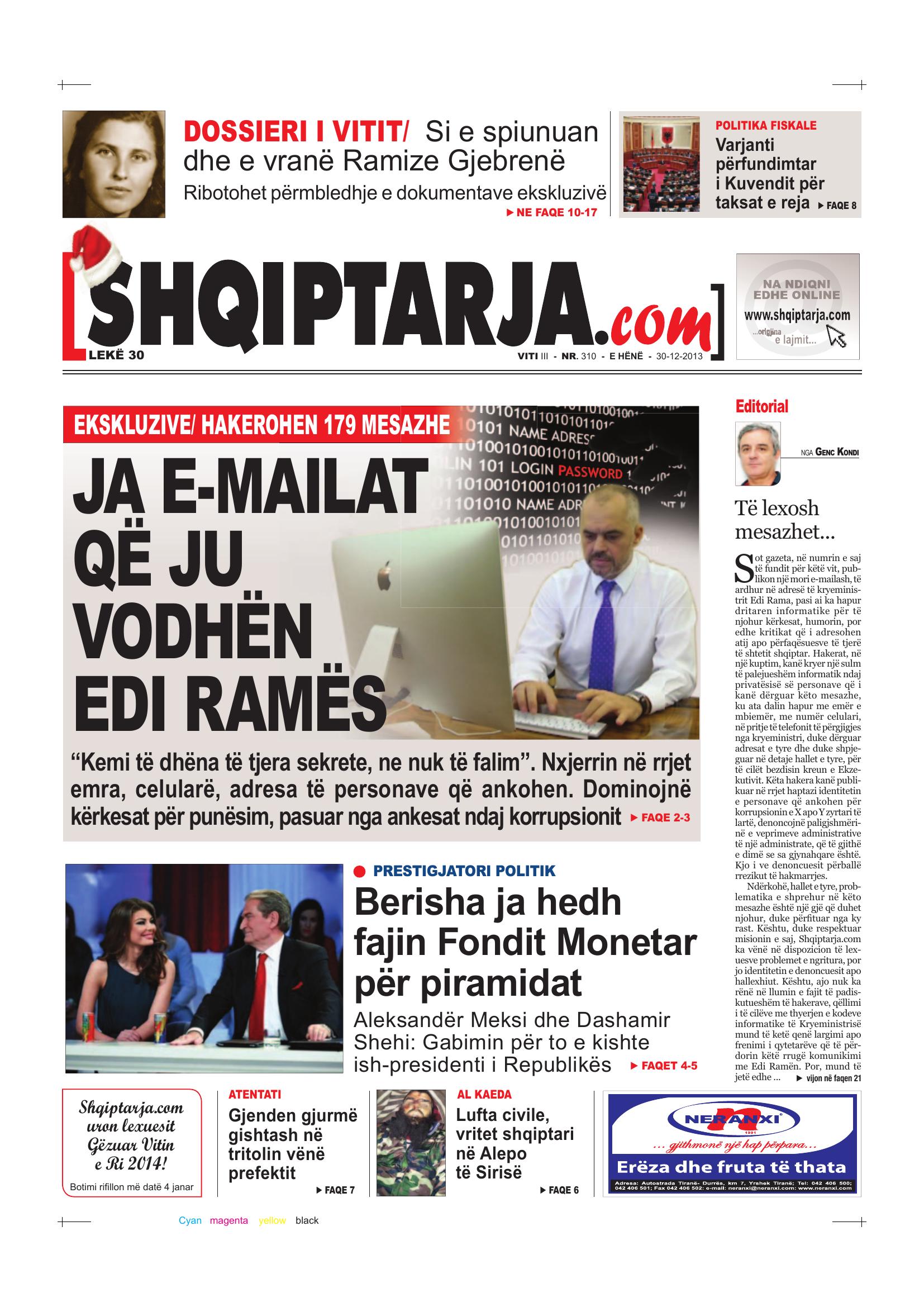 Shqiptarja.com 2013-12-30