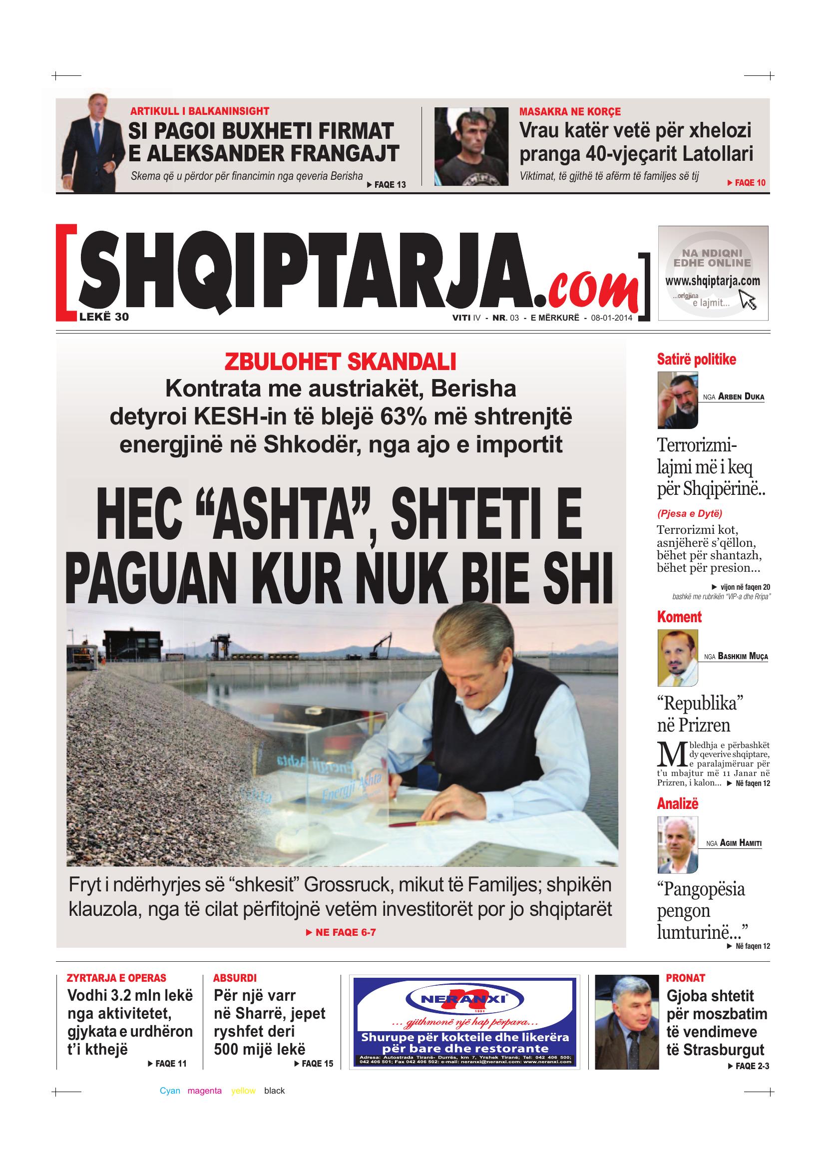 Shqiptarja.com 2014-01-08