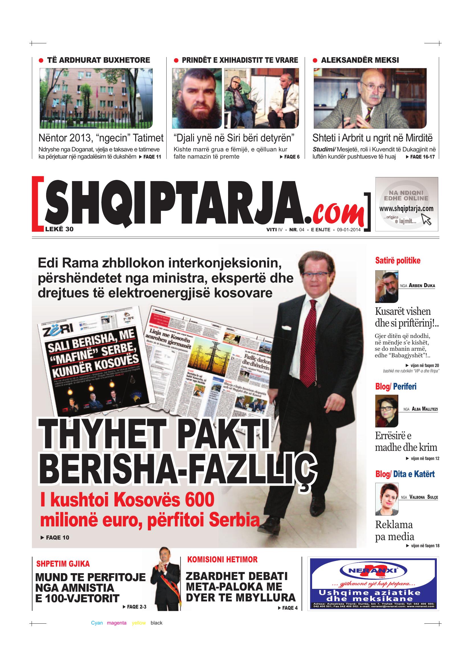 Shqiptarja.com 2014-01-09