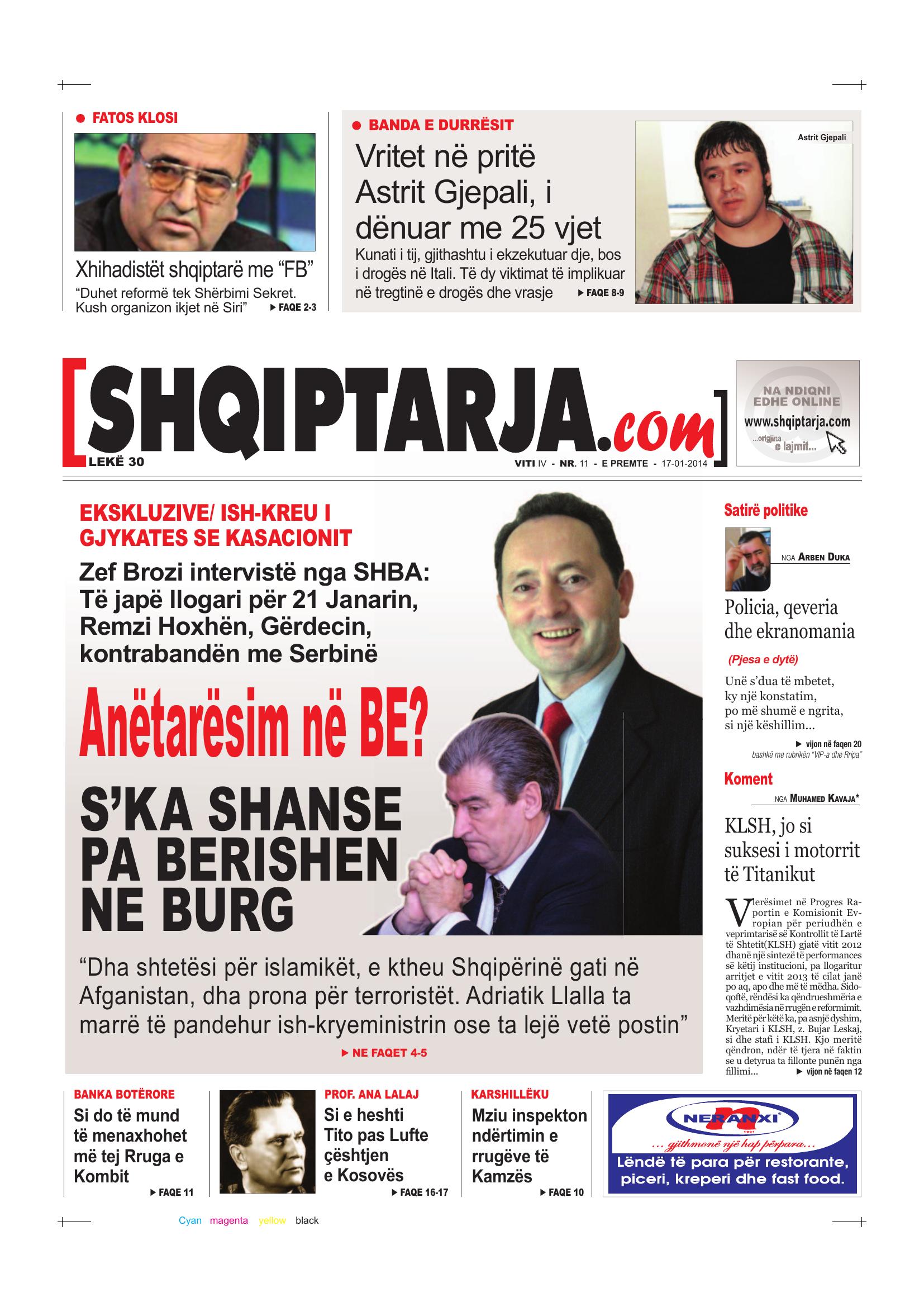 Shqiptarja.com 2014-01-17