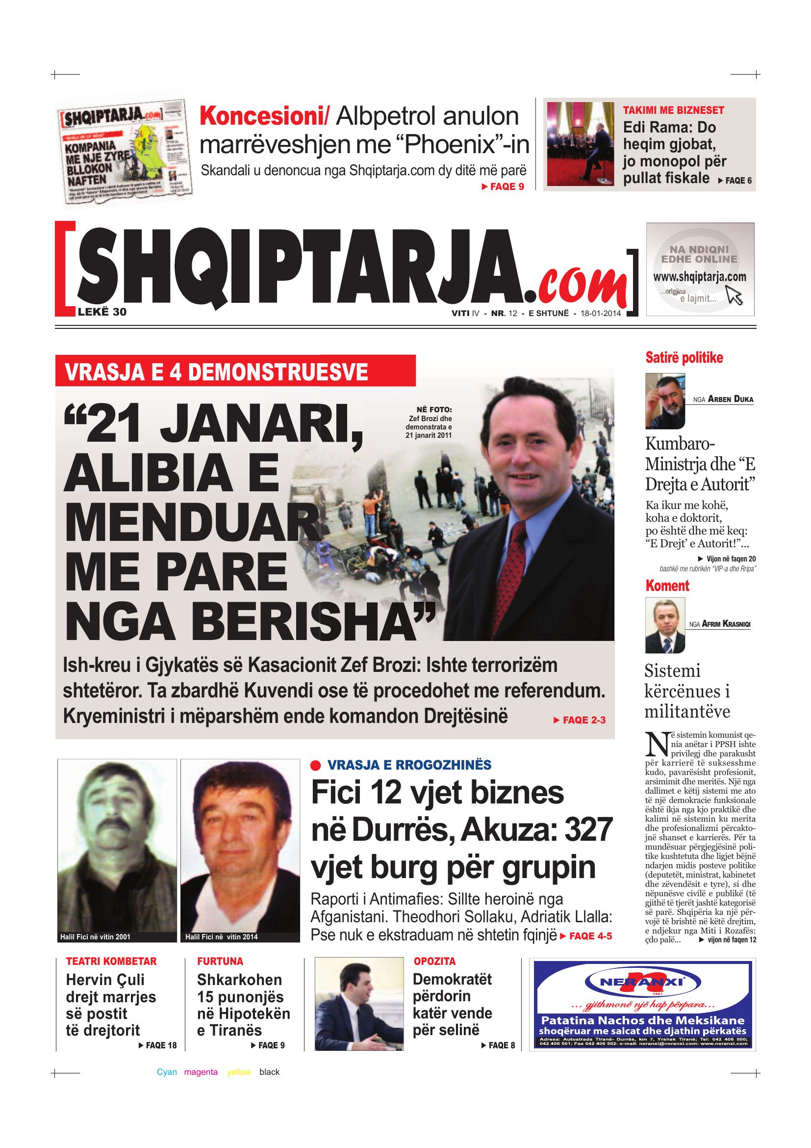 Shqiptarja.com 2014-01-18