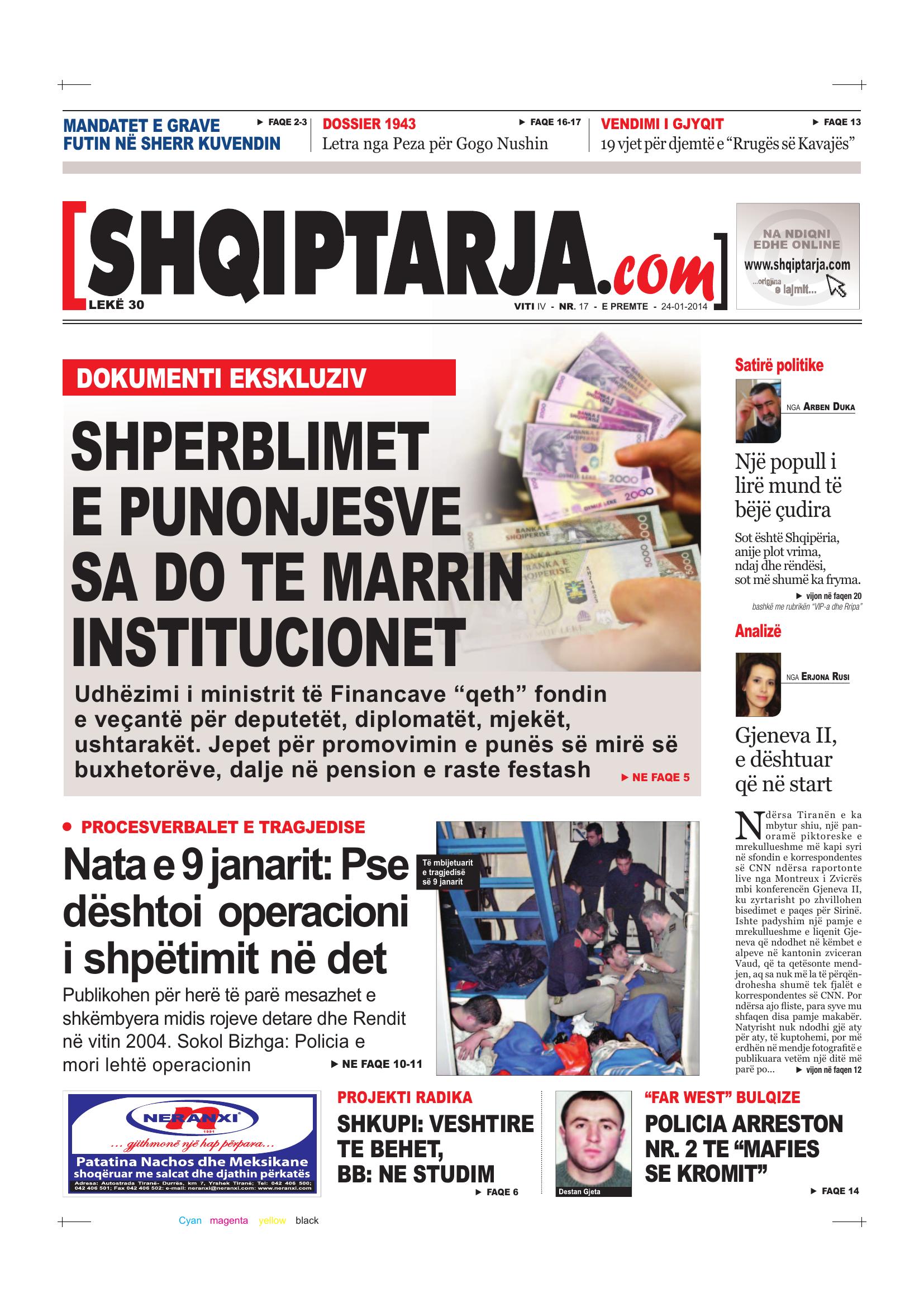 Shqiptarja.com 2014-01-24