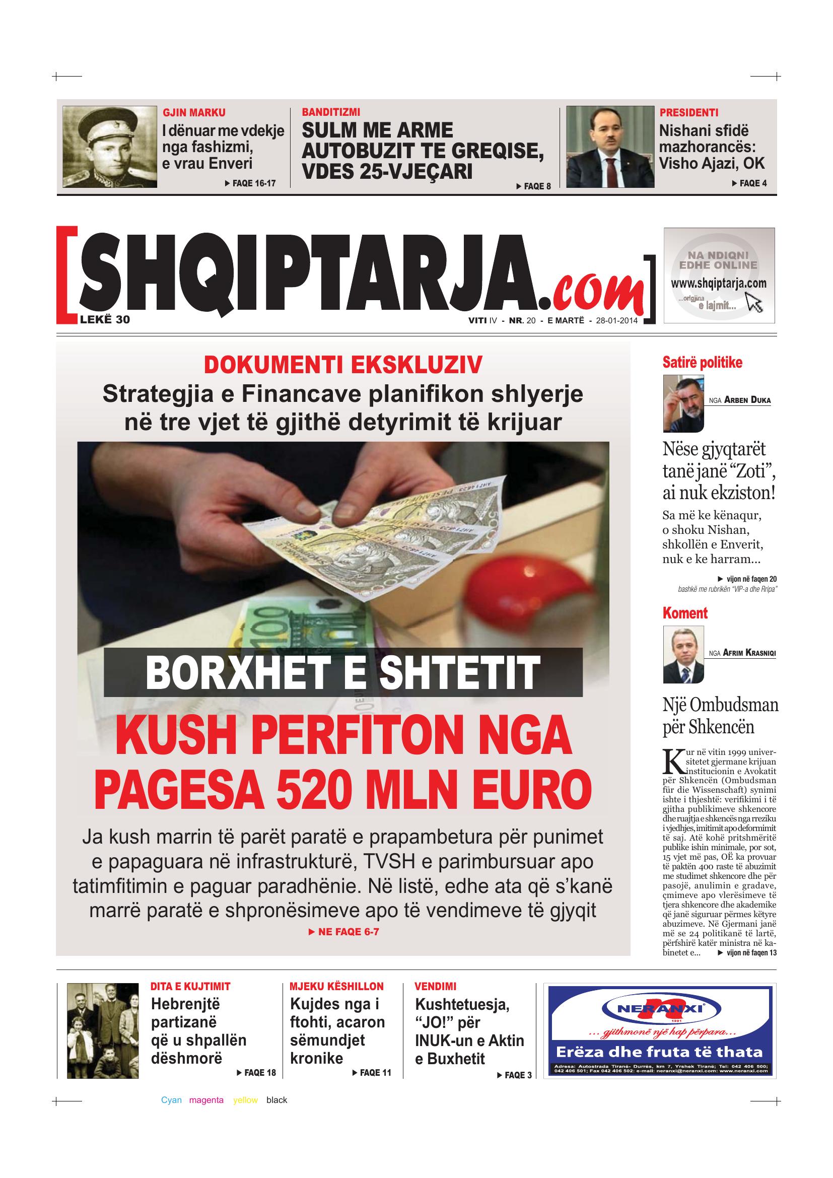 Shqiptarja.com 2014-01-28