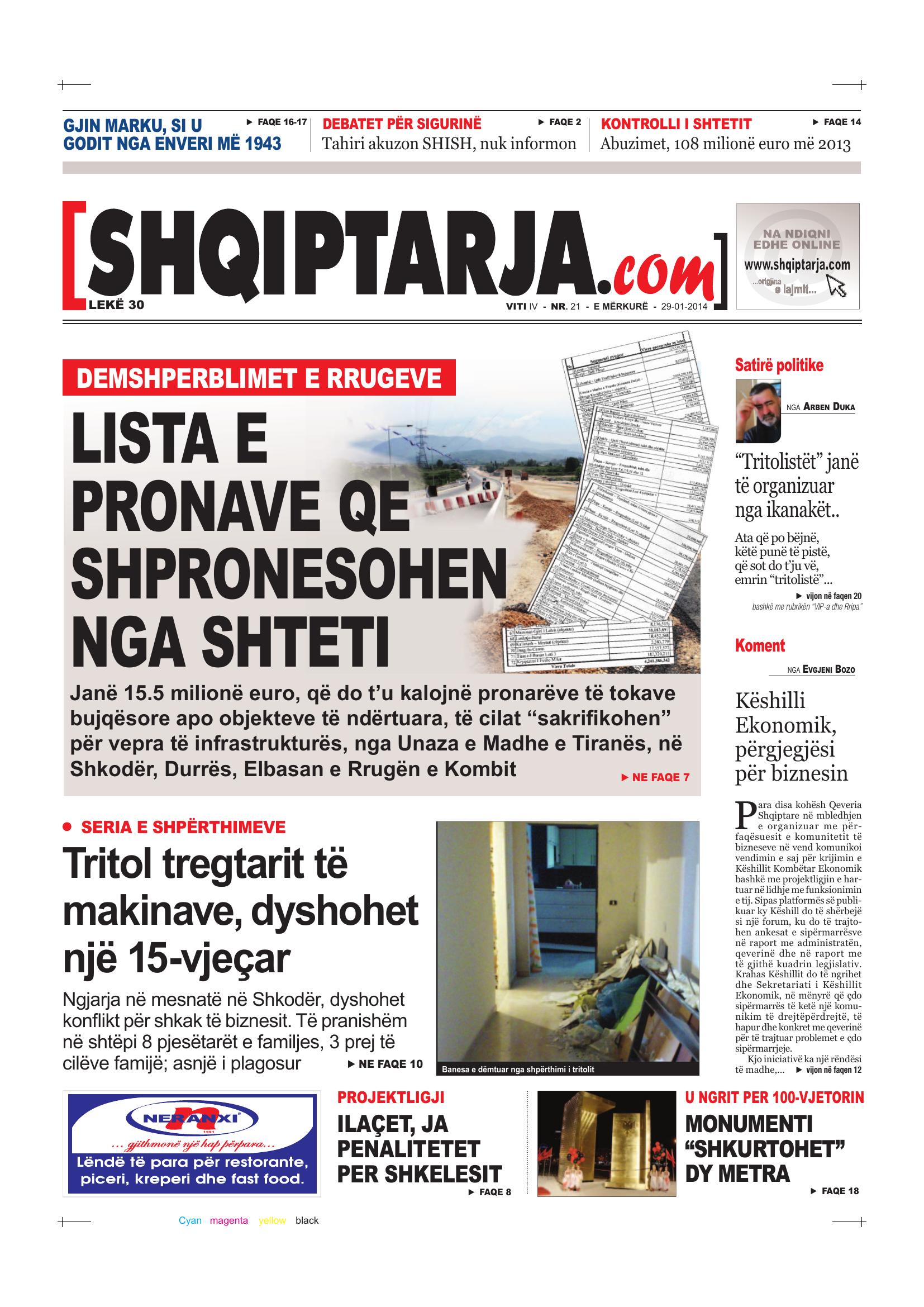 Shqiptarja.com 2014-01-29