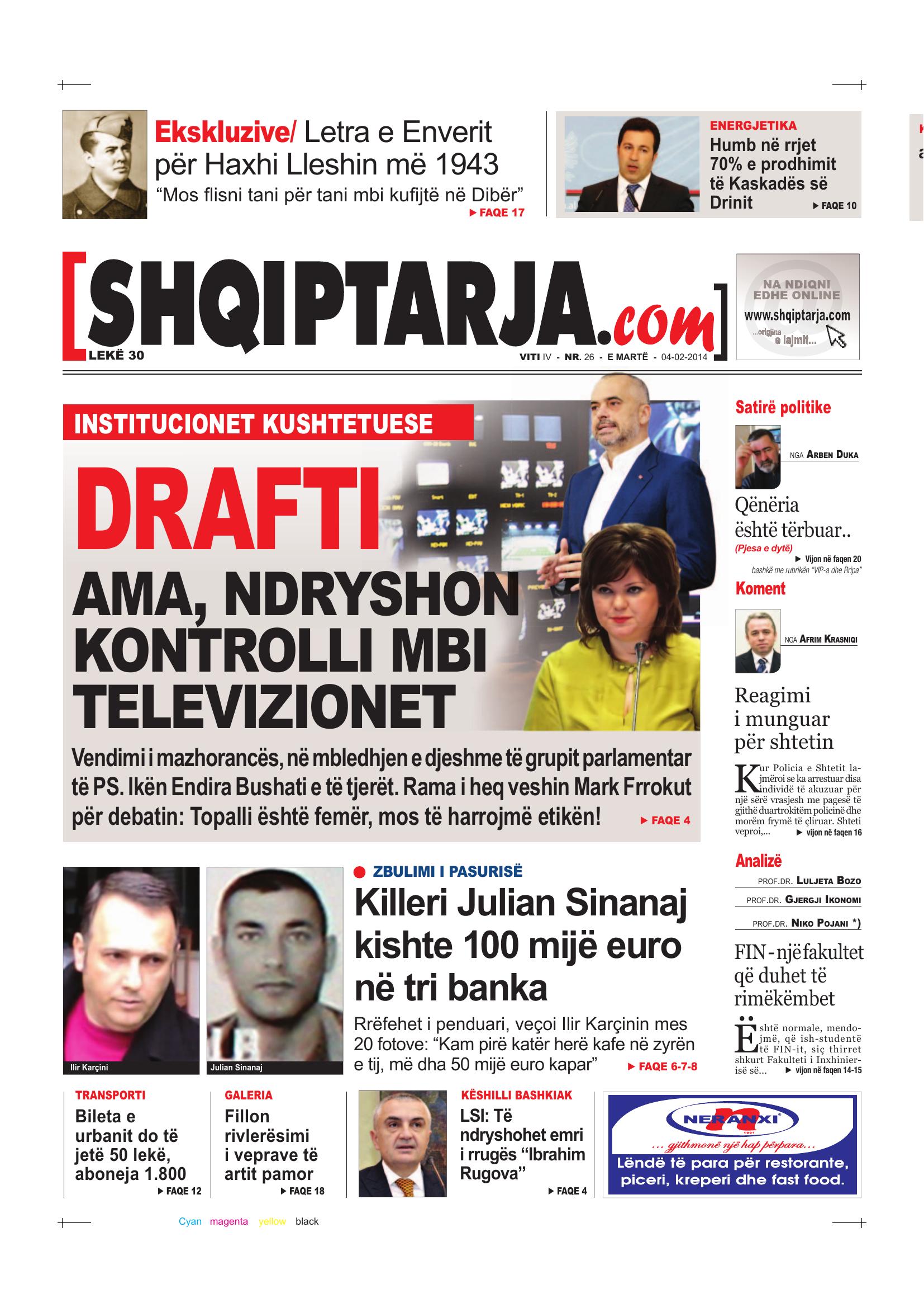 Shqiptarja.com 2014-02-04