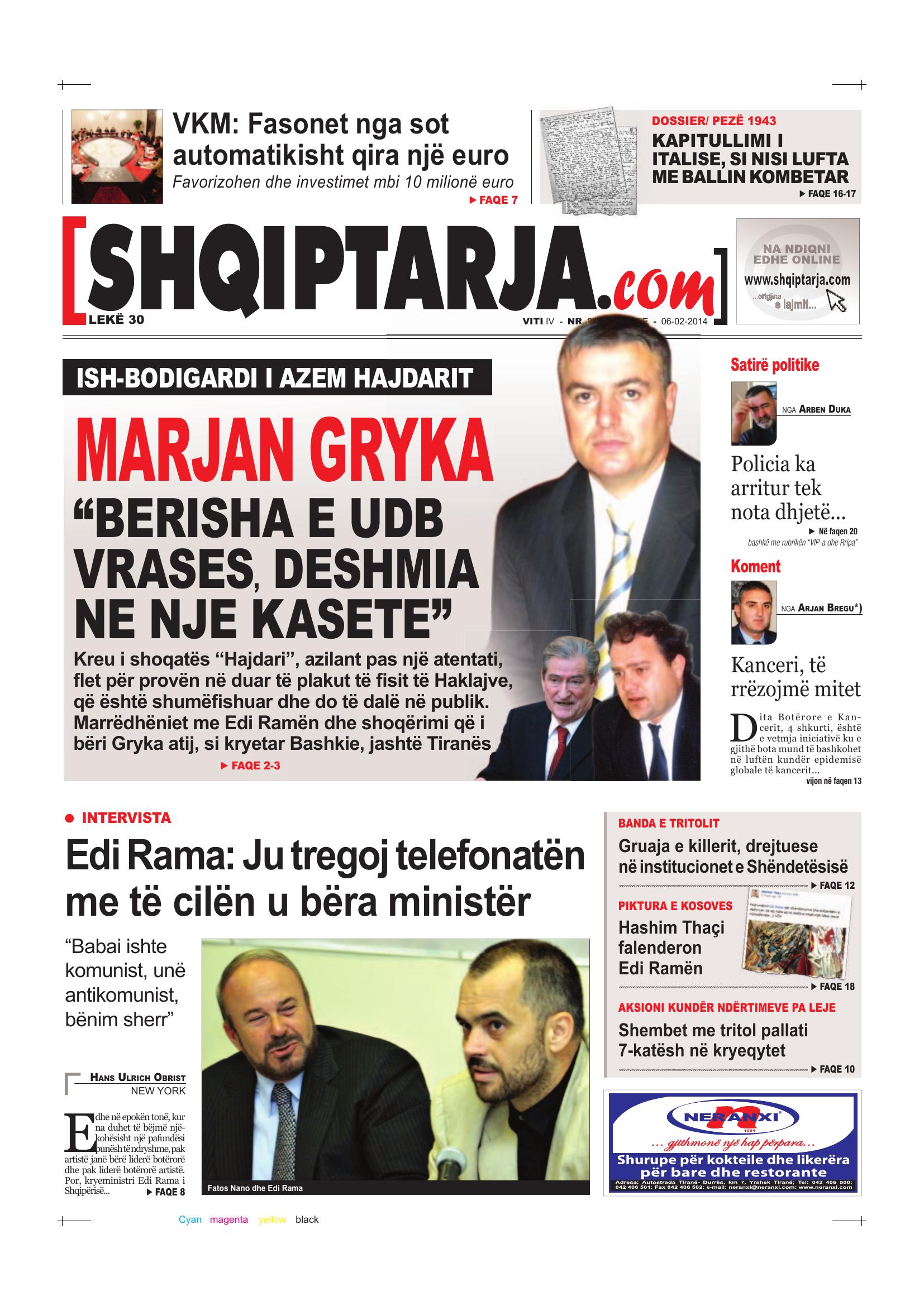 Shqiptarja.com 2014-02-06