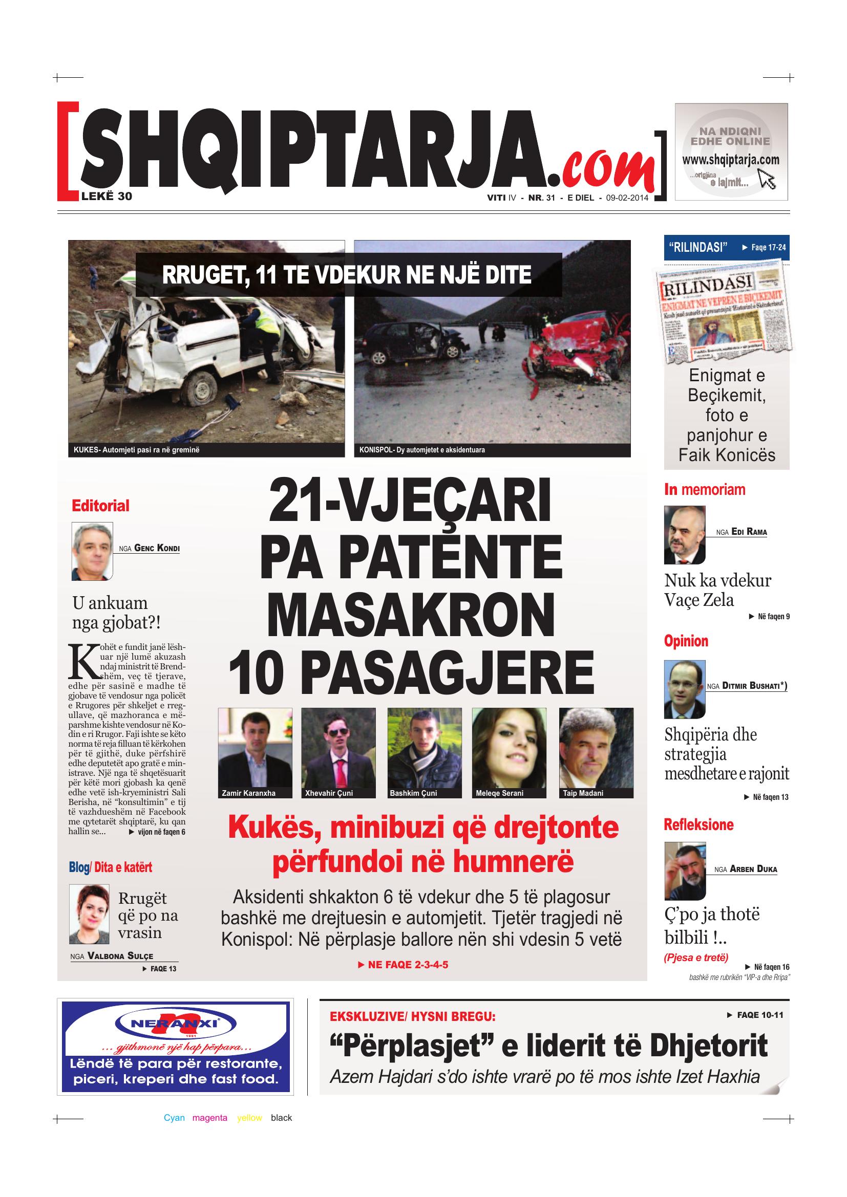 Shqiptarja.com 2014-02-09
