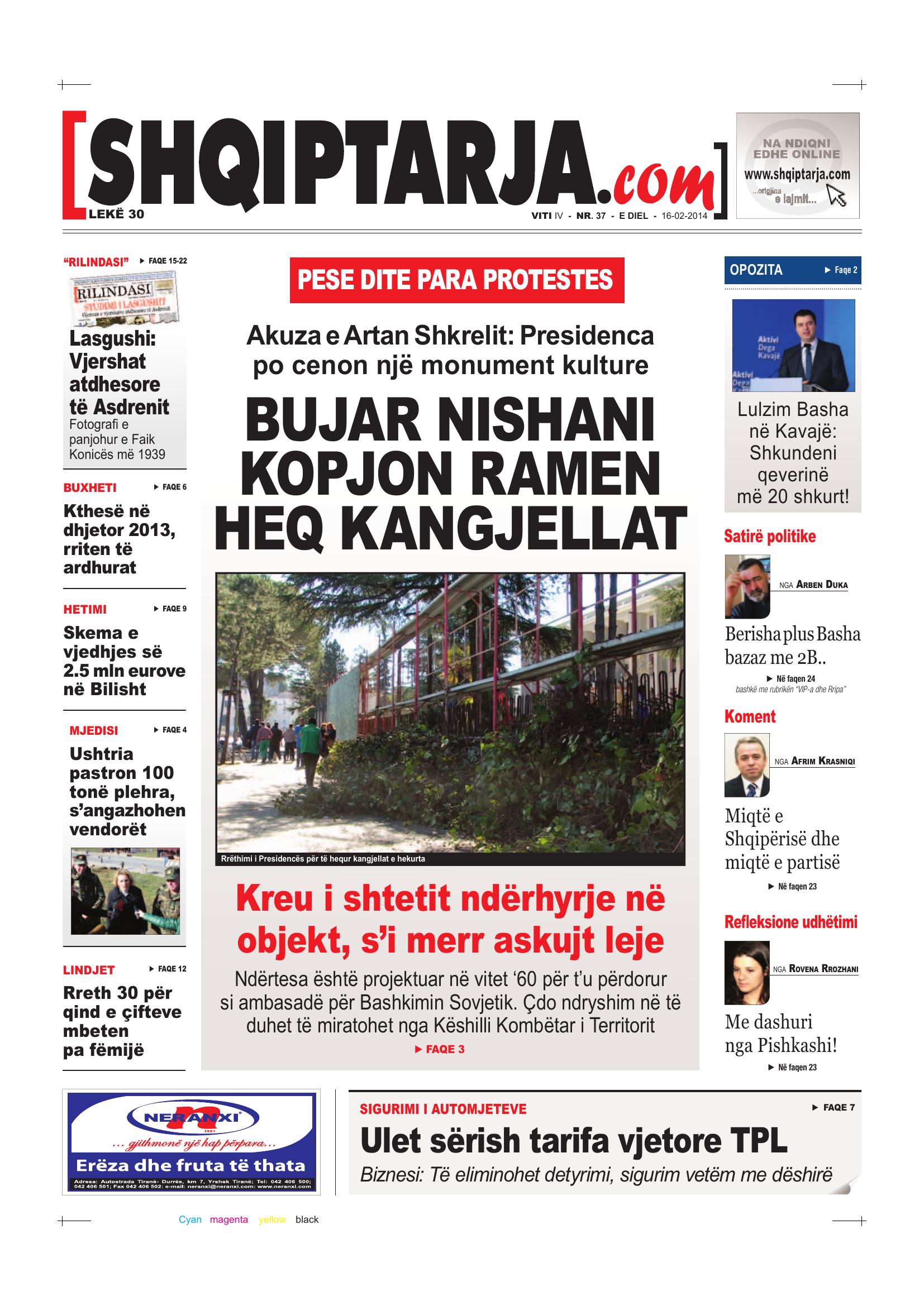 Shqiptarja.com 2014-02-16