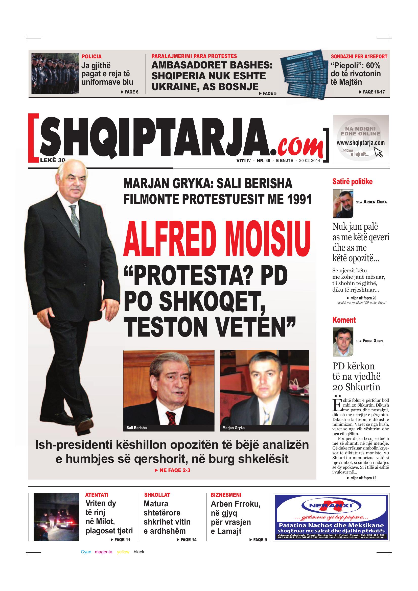 Shqiptarja.com 2014-02-20