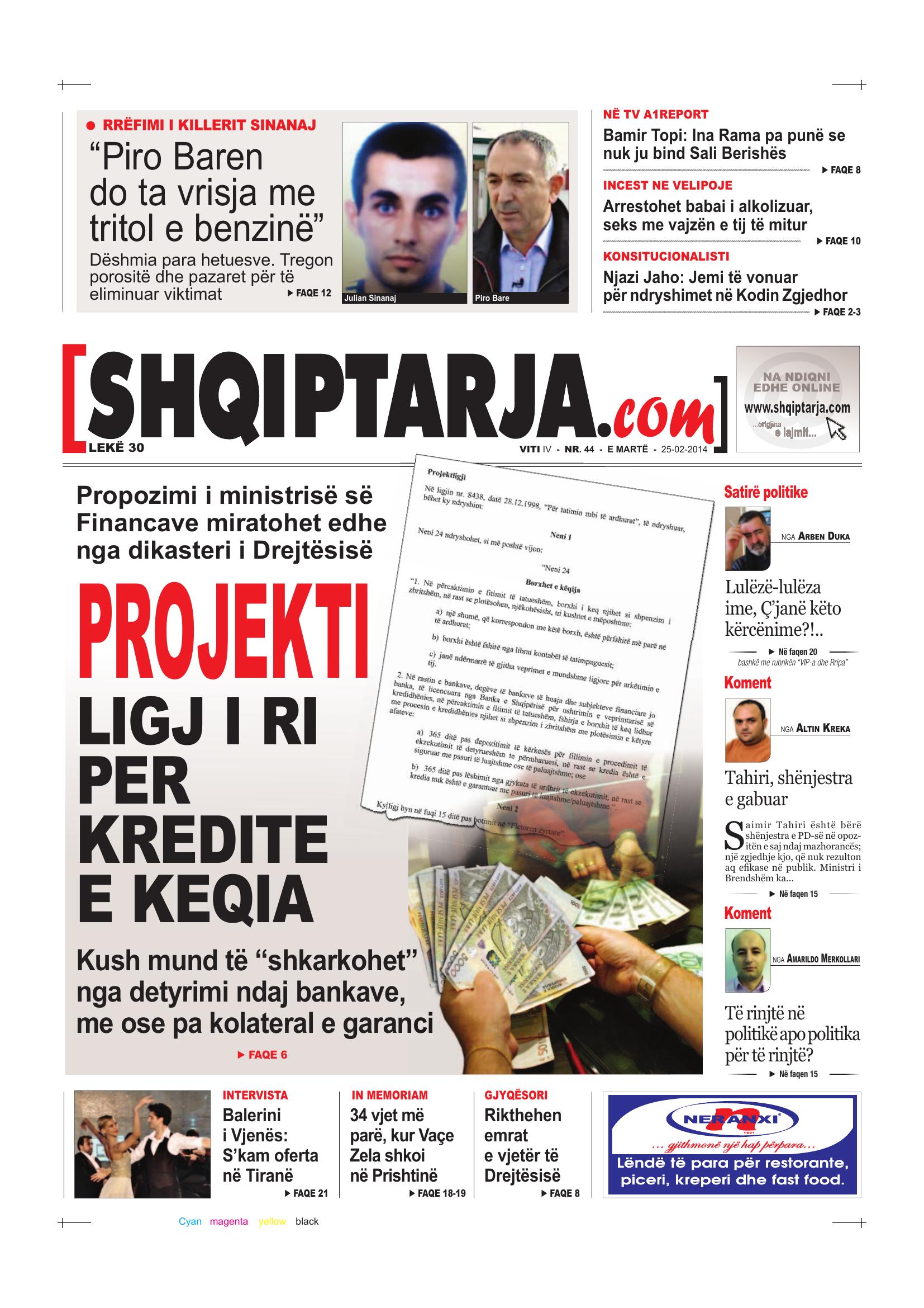 Shqiptarja.com 2014-02-25