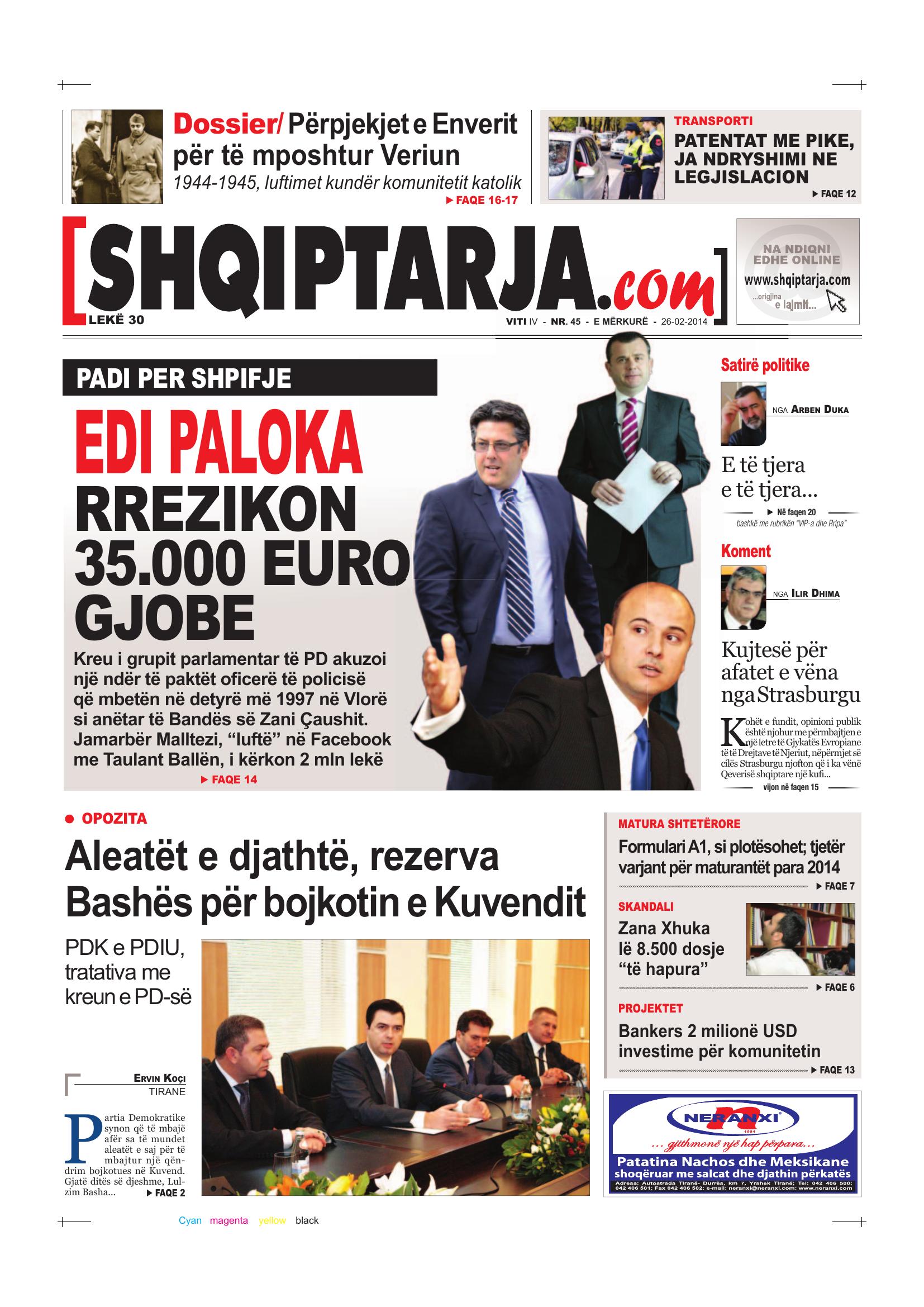 Shqiptarja.com 2014-02-26