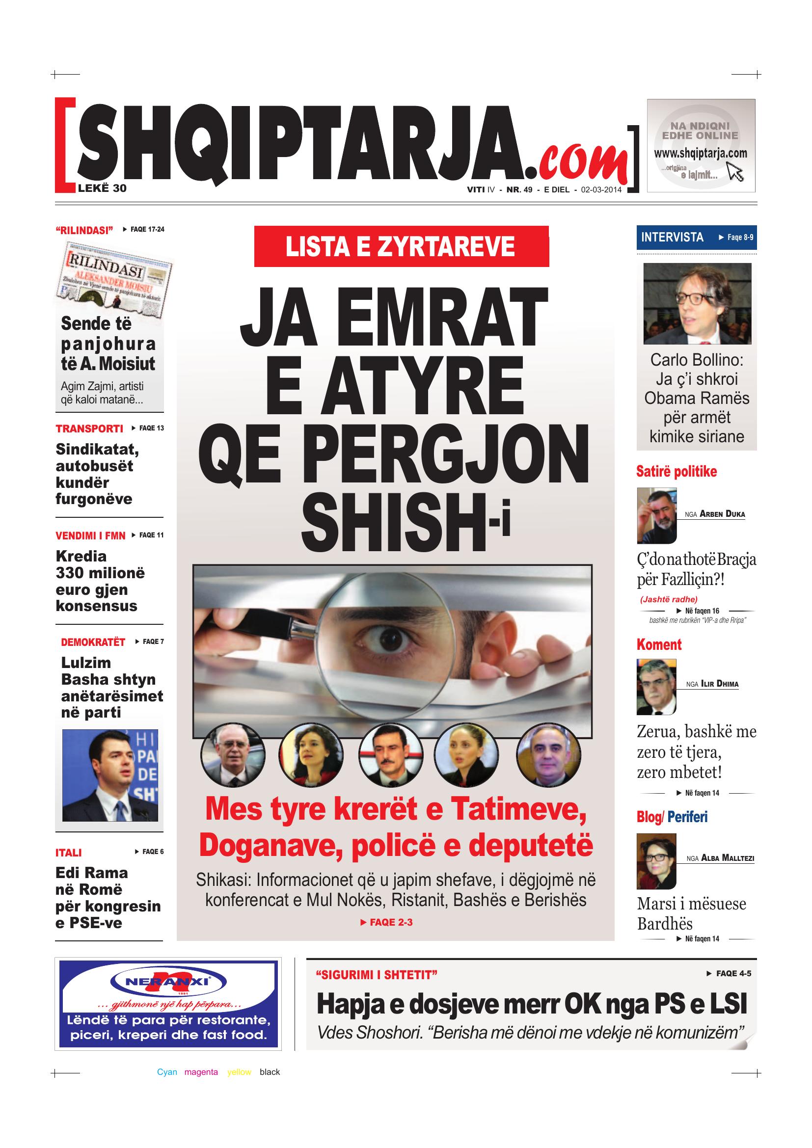 Shqiptarja.com 2014-03-02