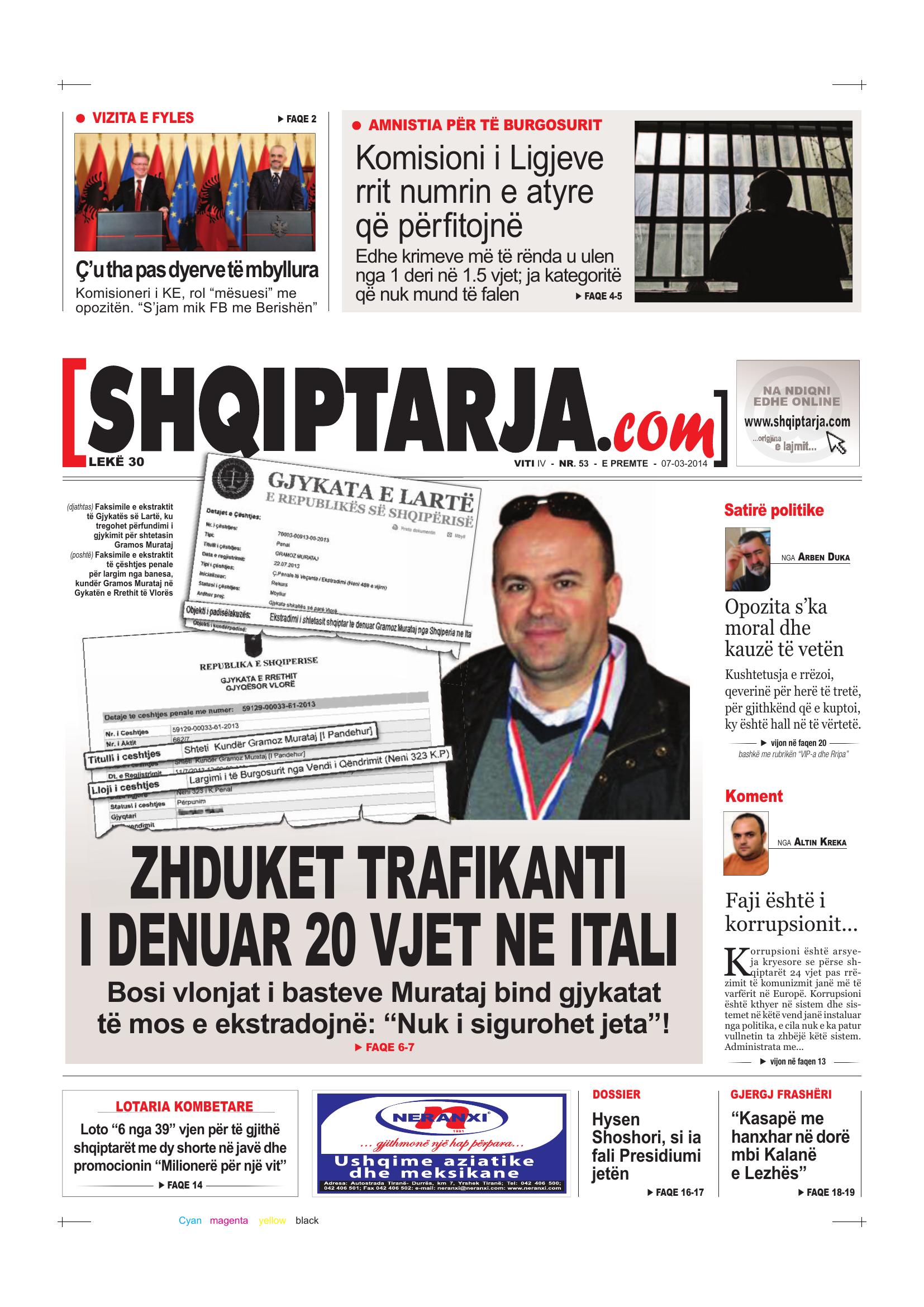 Shqiptarja.com 2014-03-07