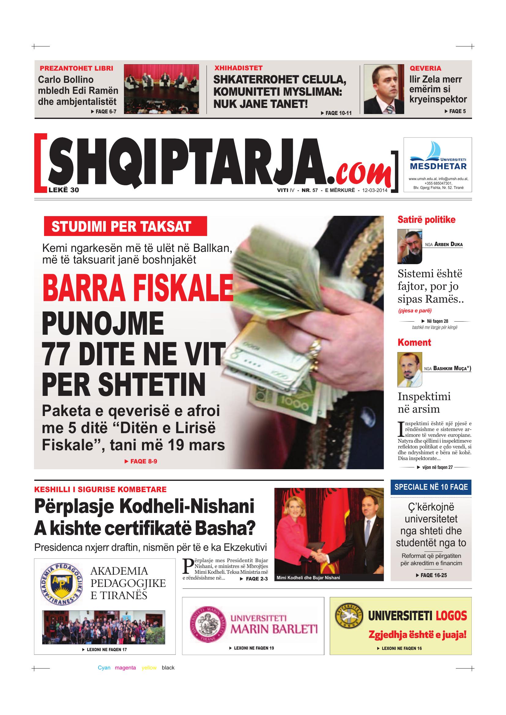 Shqiptarja.com 2014-03-12