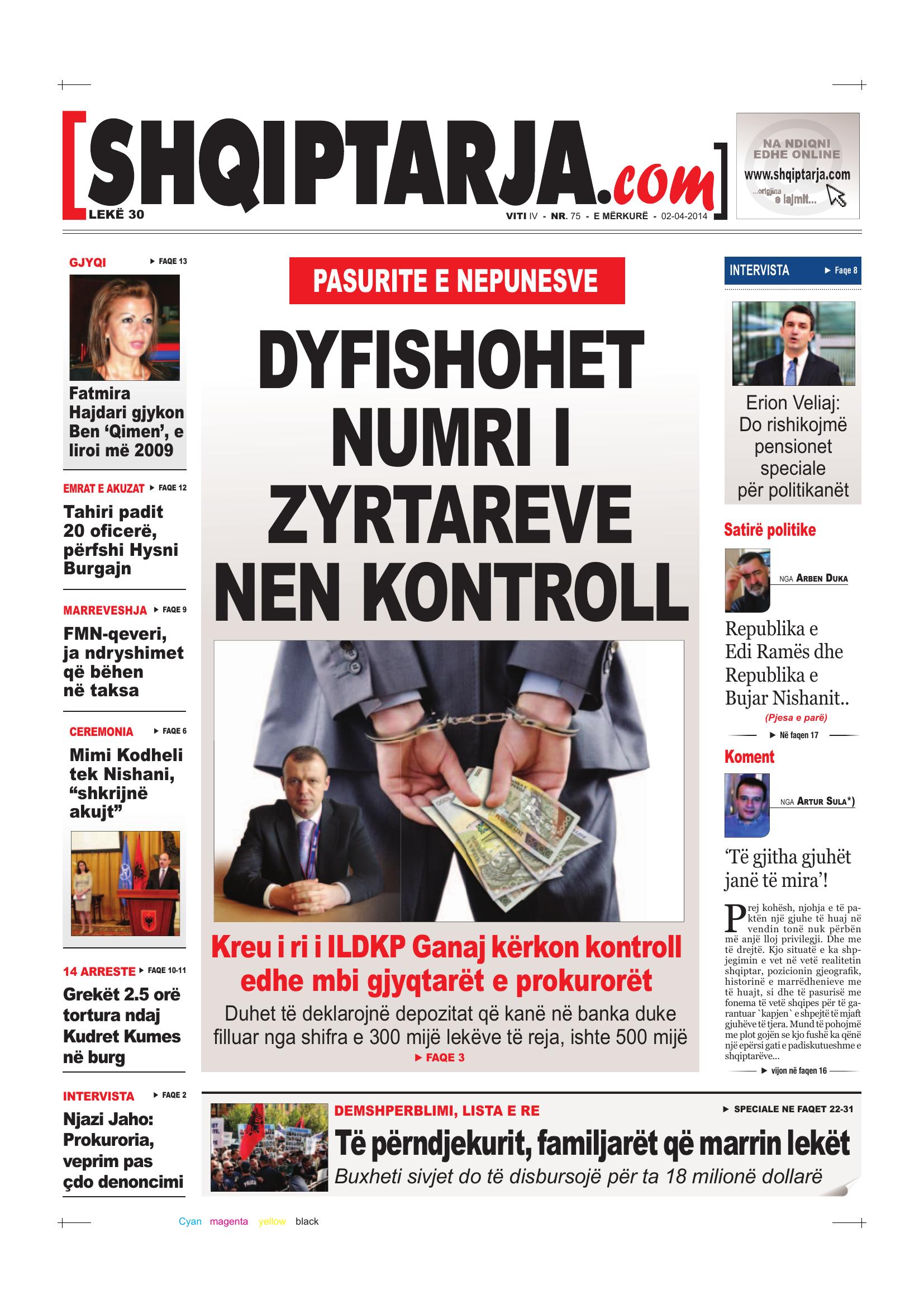 Shqiptarja.com 2014-04-02