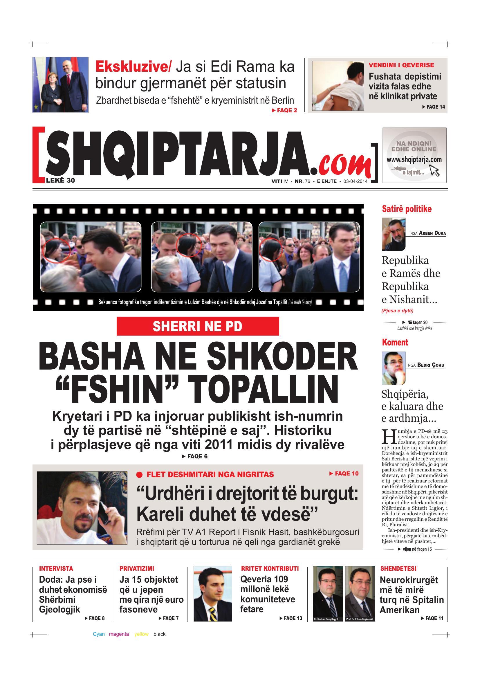 Shqiptarja.com 2014-04-03