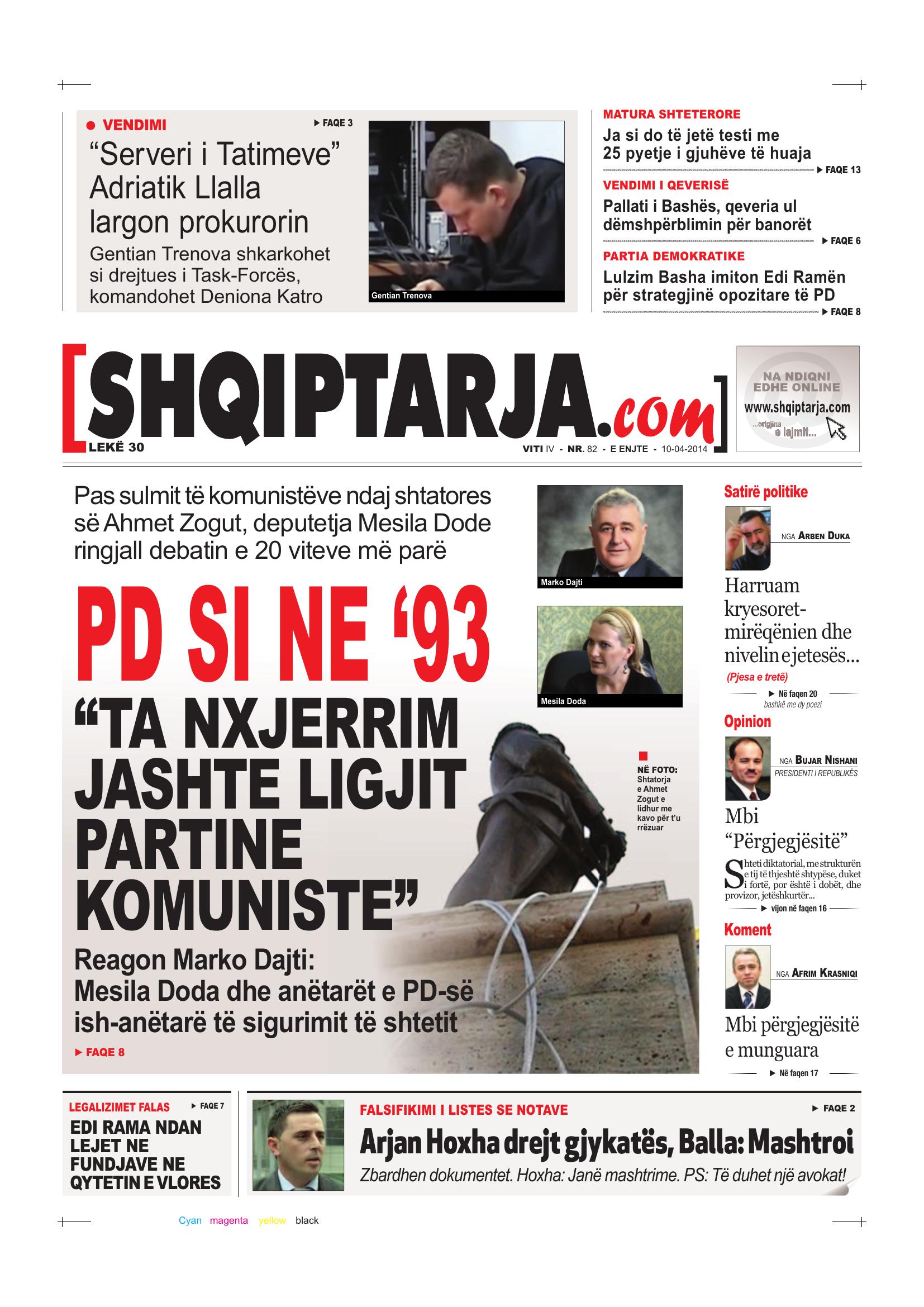Shqiptarja.com 2014-04-10
