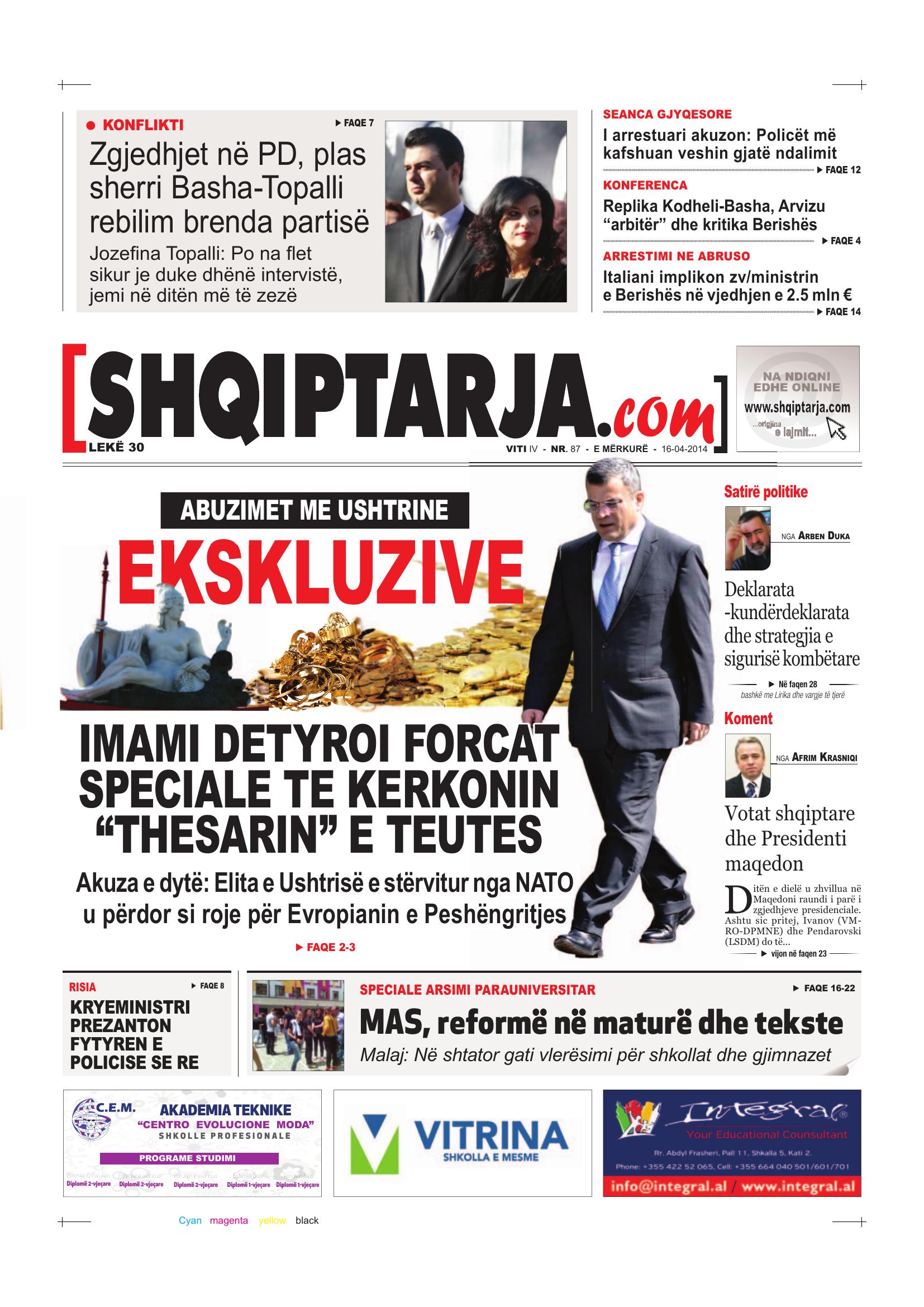 Shqiptarja.com 2014-04-16
