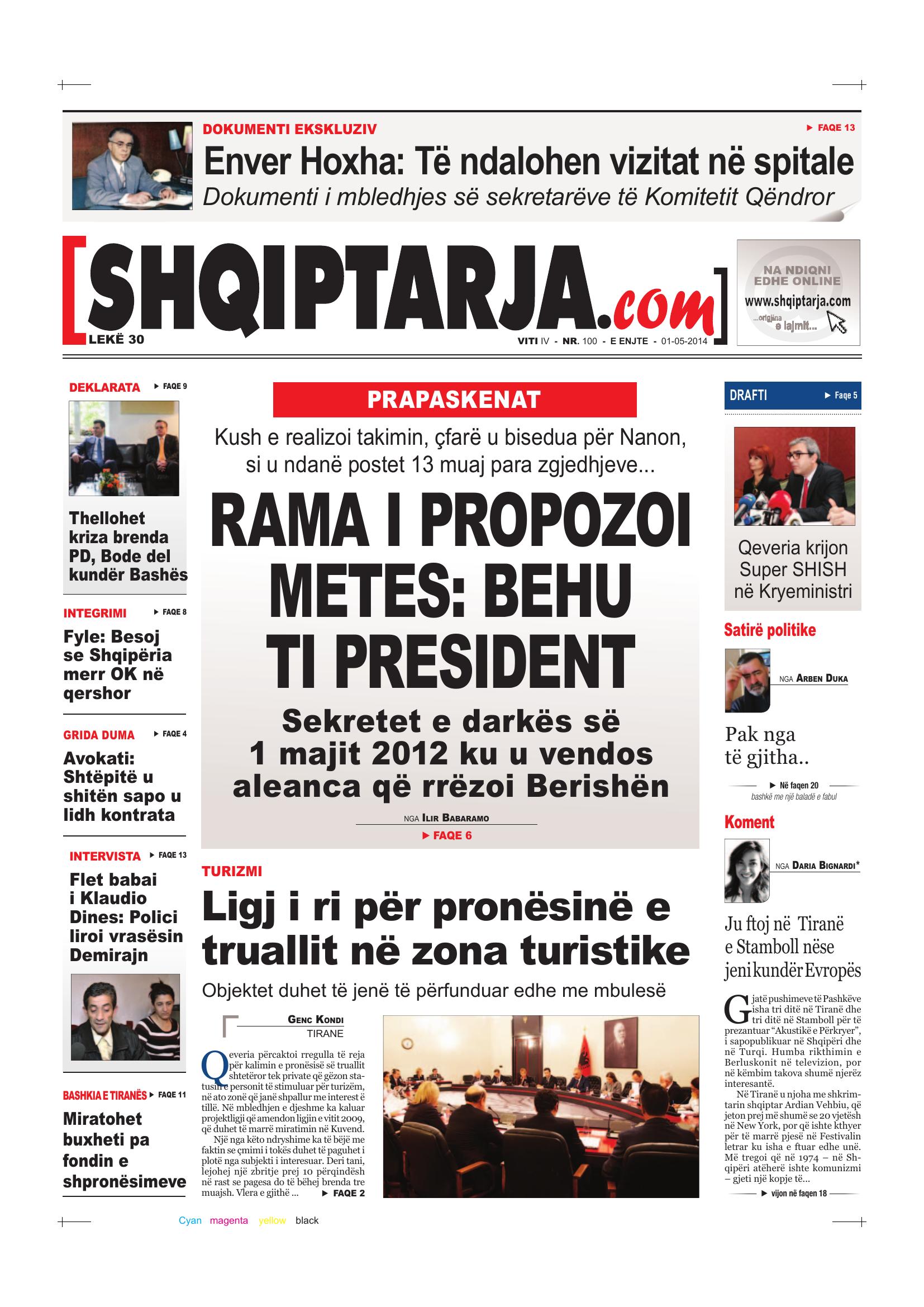 Shqiptarja.com 2014-05-01