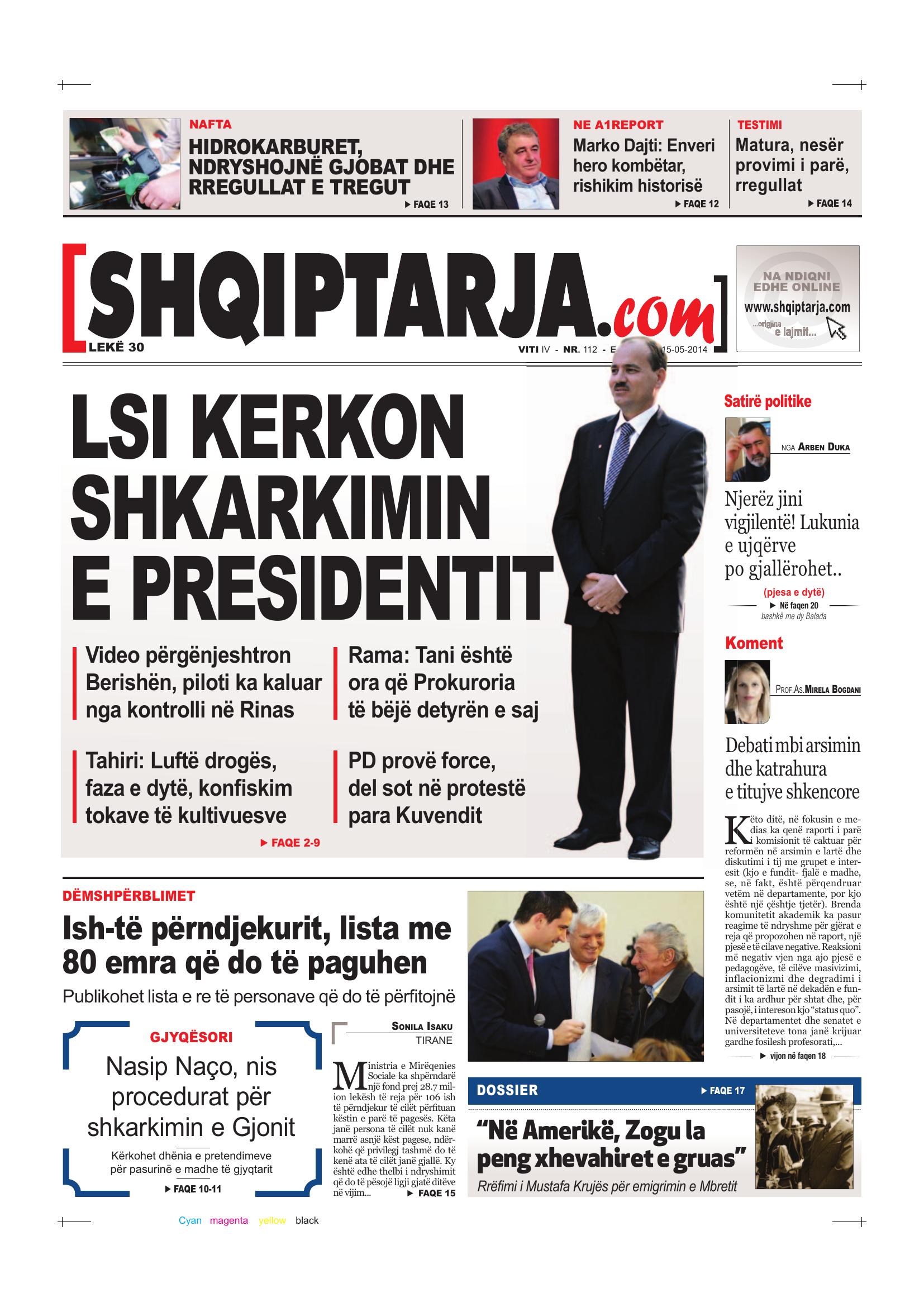 Shqiptarja.com 2014-05-15