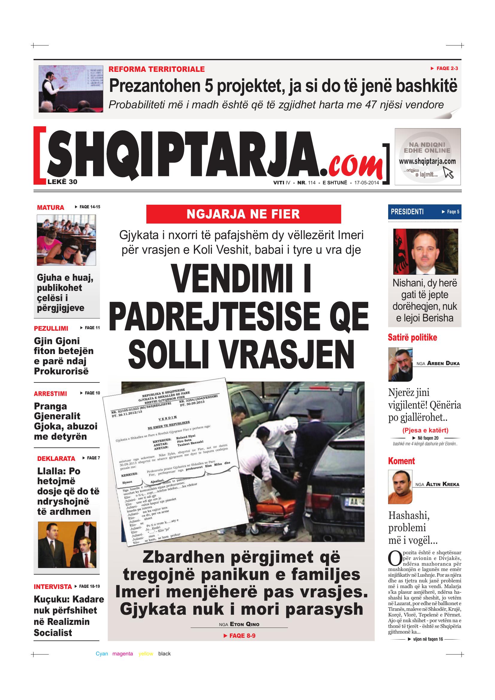 Shqiptarja.com 2014-05-17