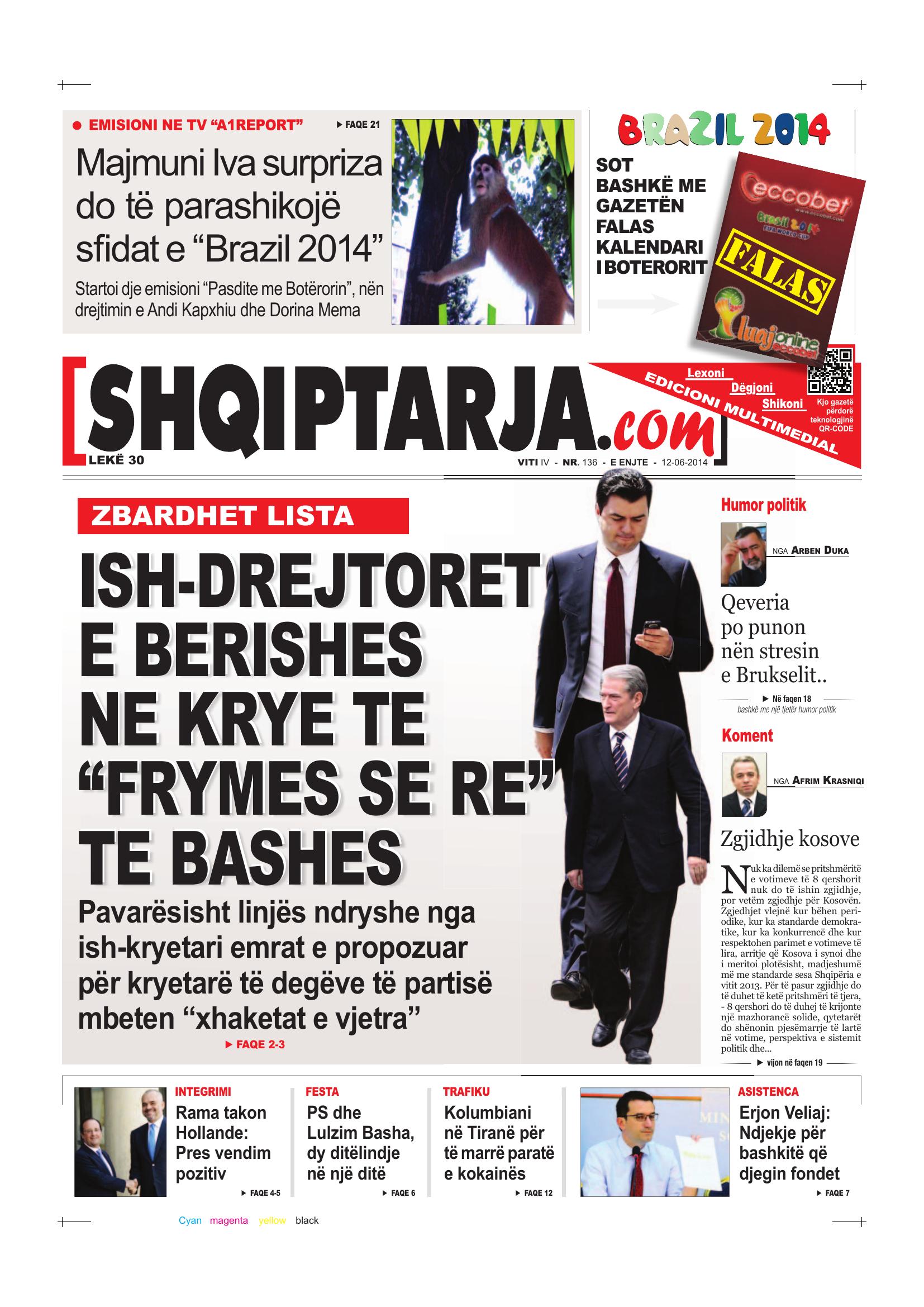 Shqiptarja.com 2014-06-12