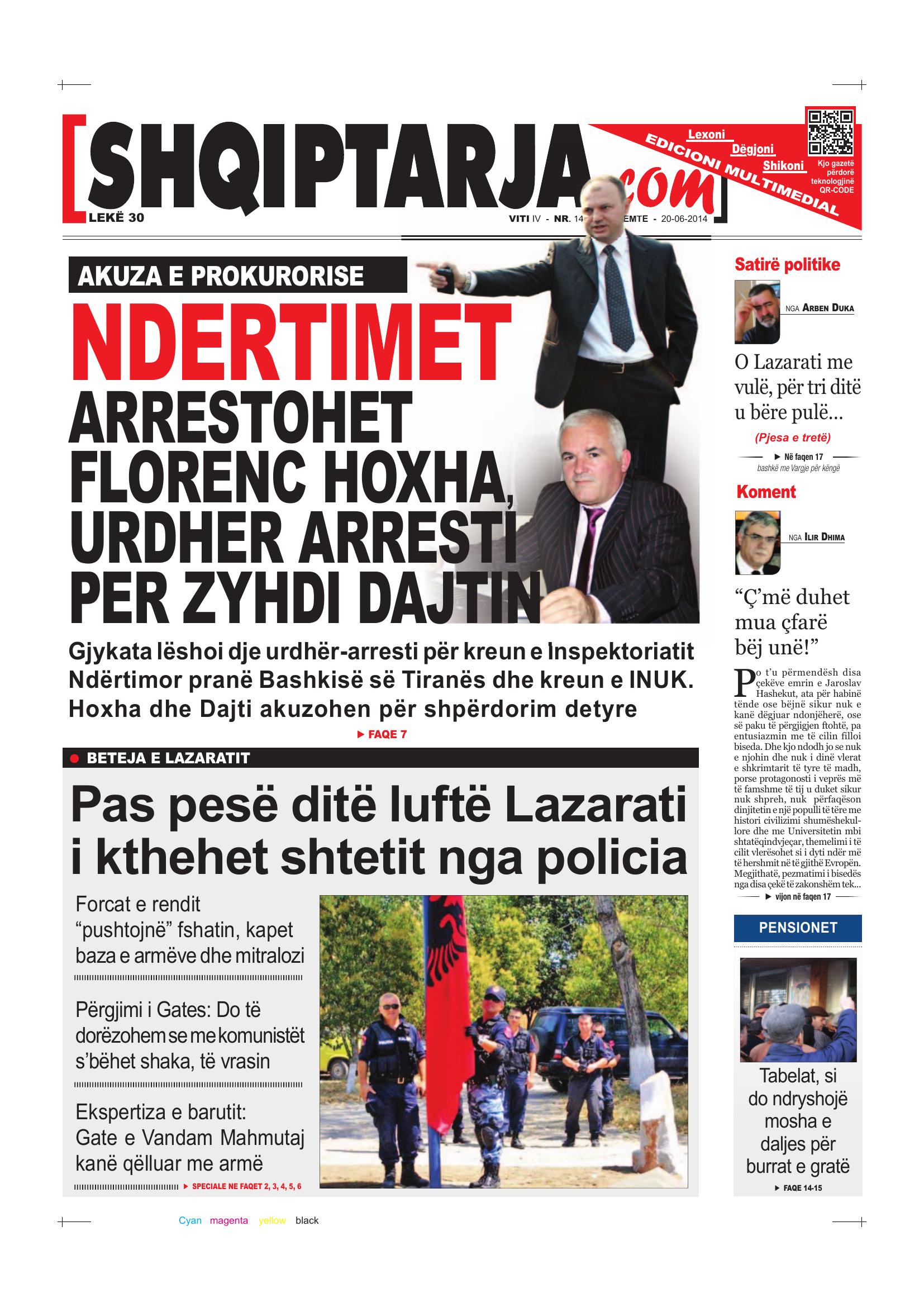 Shqiptarja.com 2014-06-20