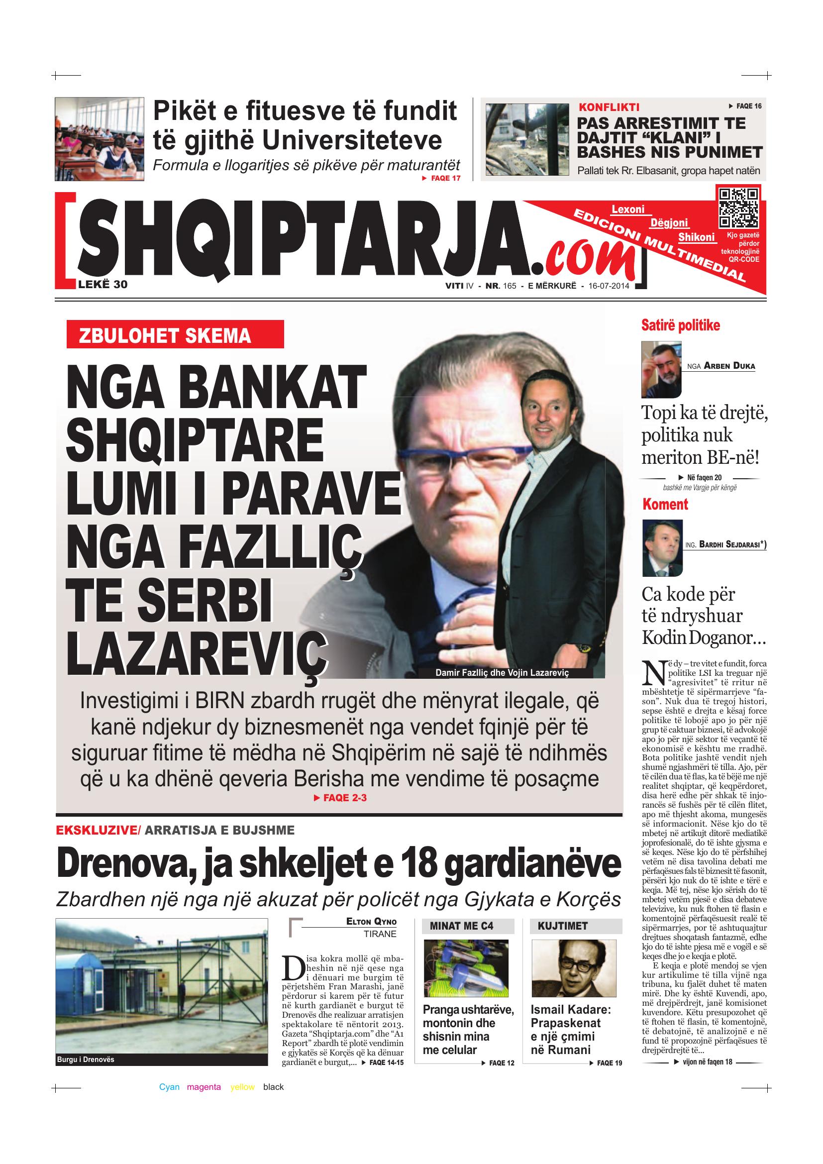 Shqiptarja.com 2014-07-16