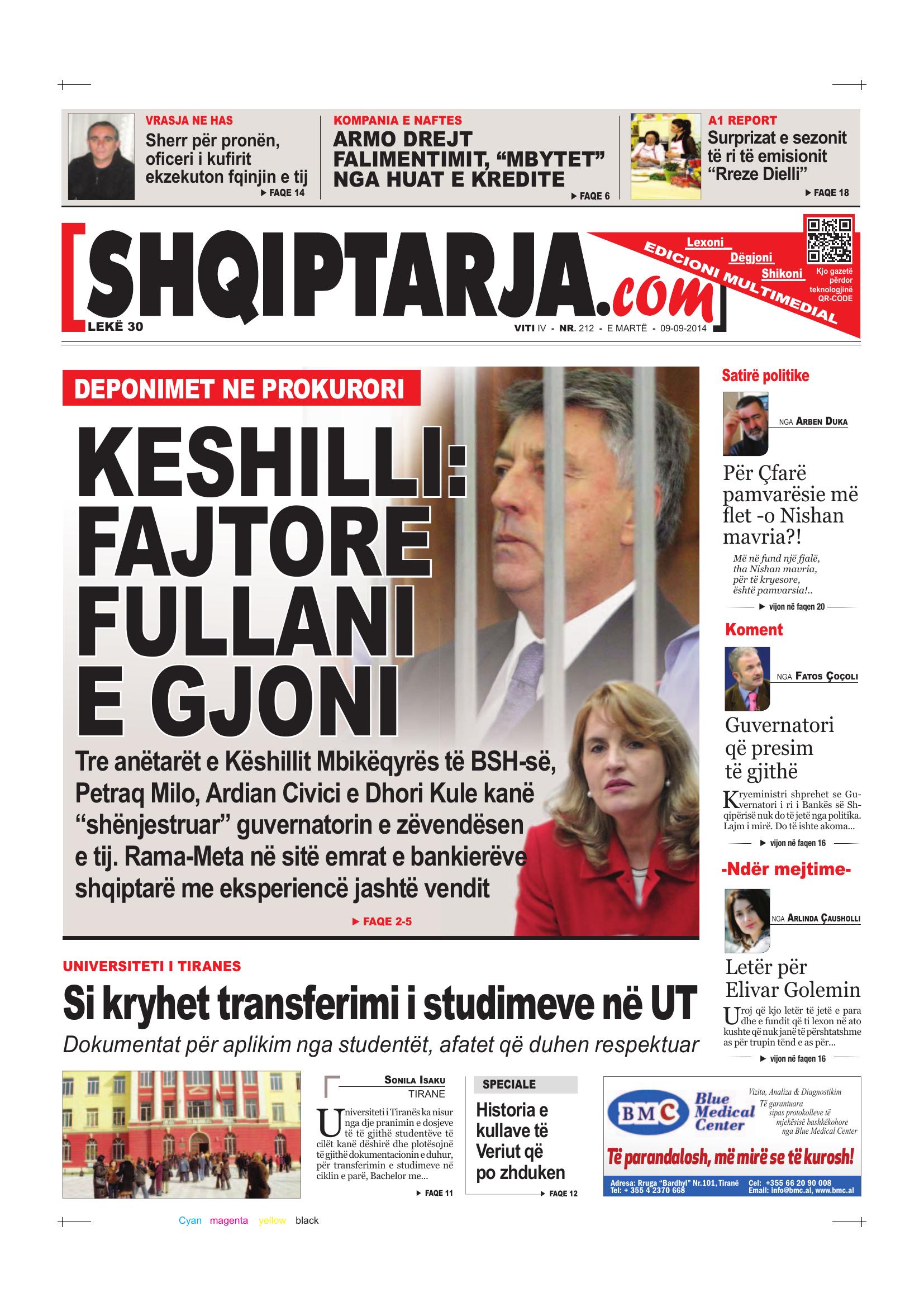 Shqiptarja.com 2014-09-09