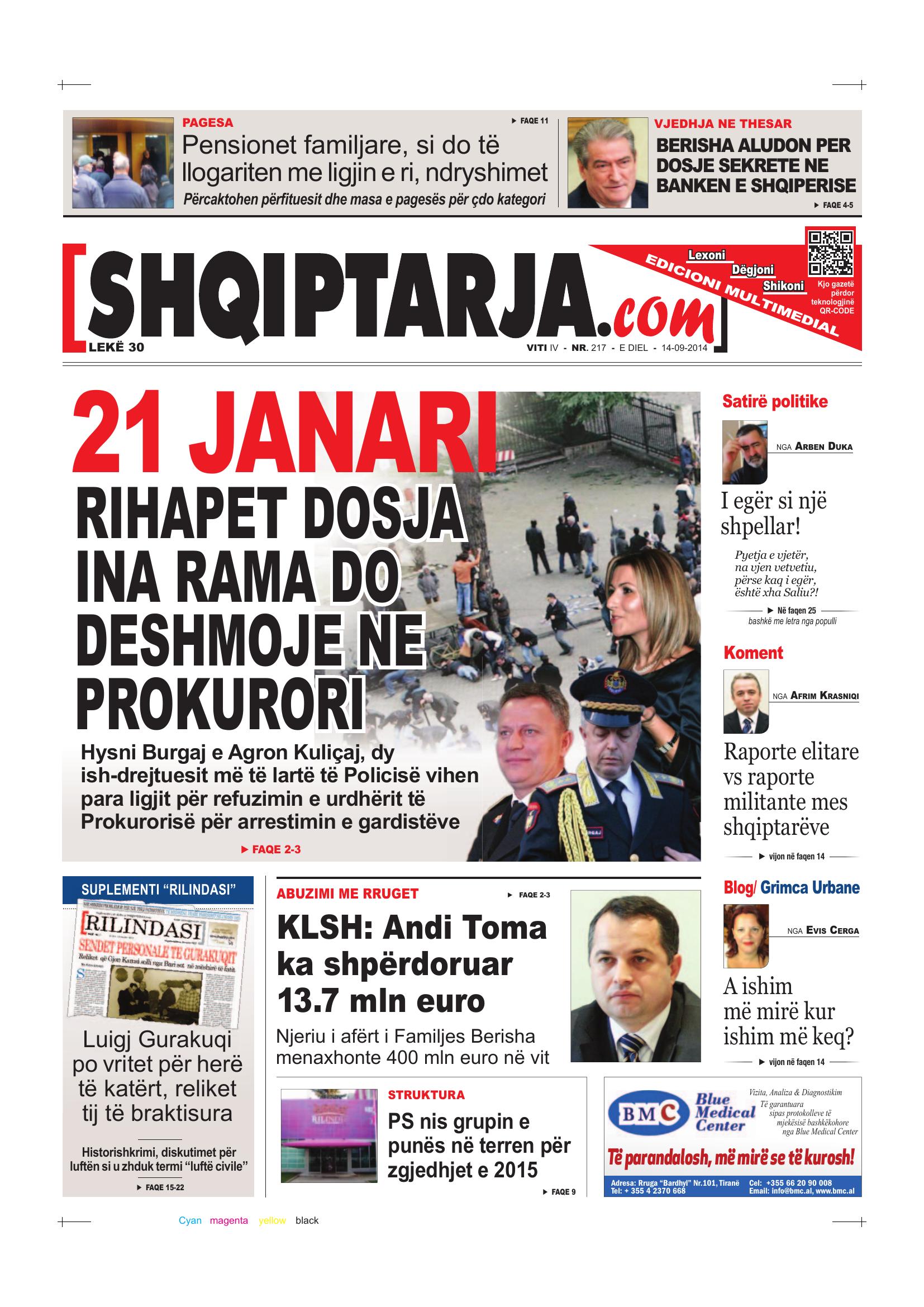 Shqiptarja.com 2014-09-14
