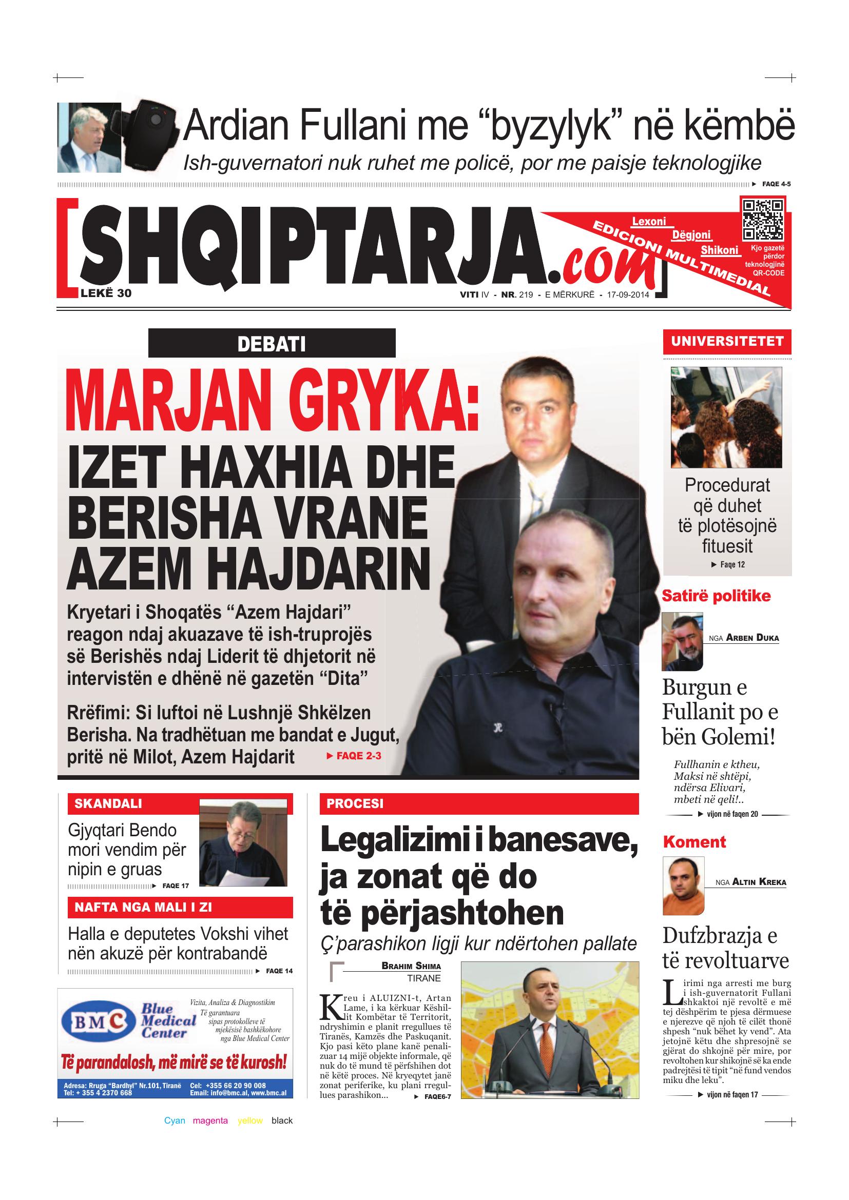 Shqiptarja.com 2014-09-17