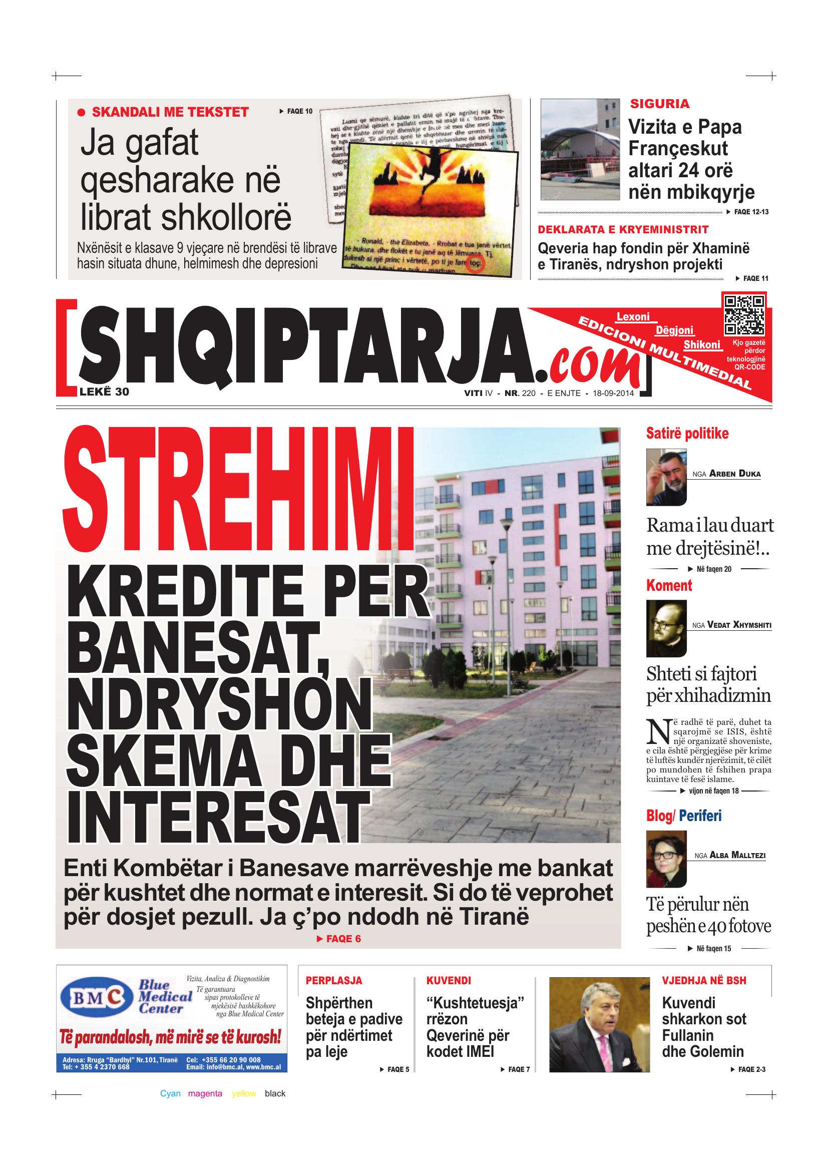 Shqiptarja.com 2014-09-18