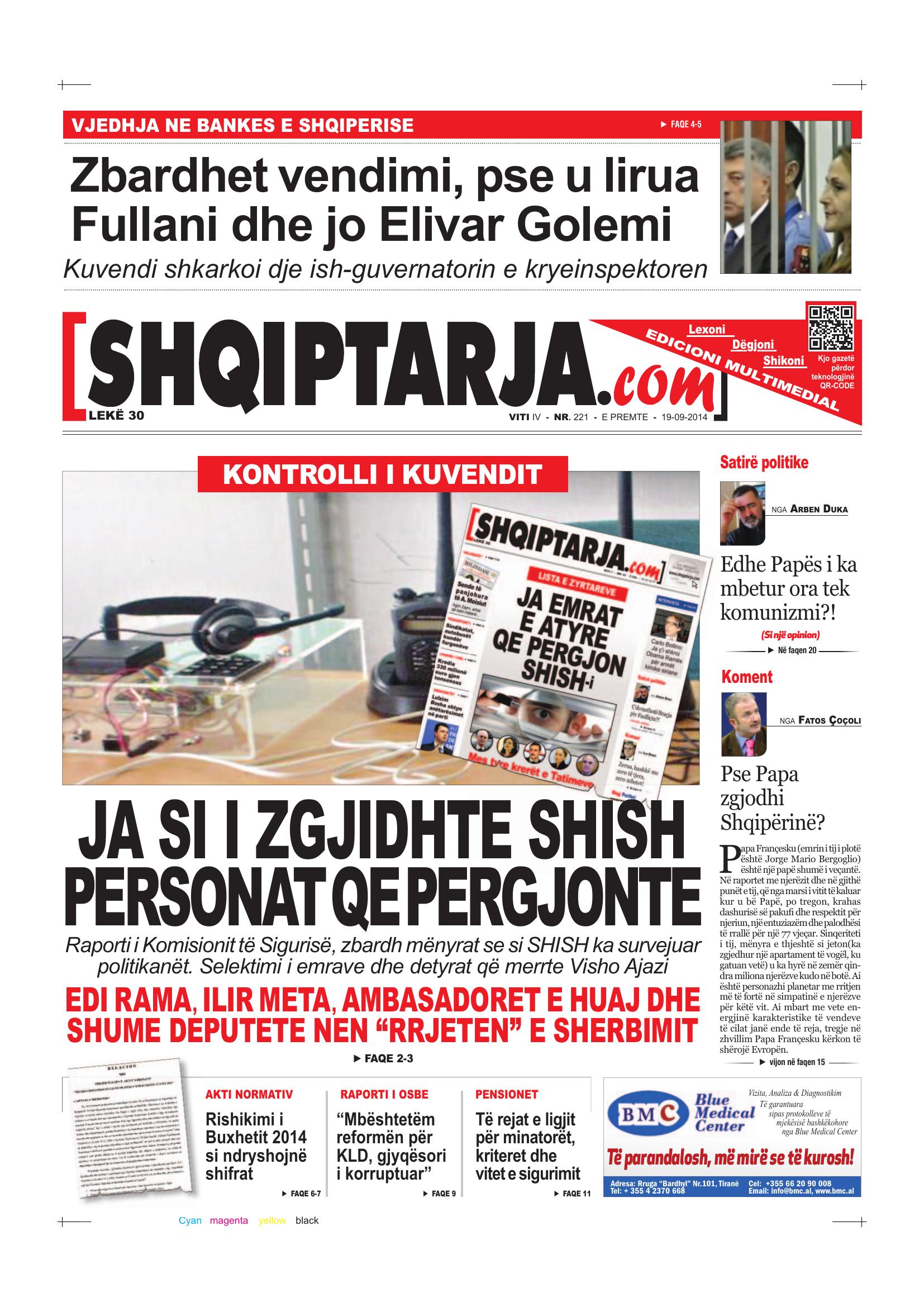 Shqiptarja.com 2014-09-19