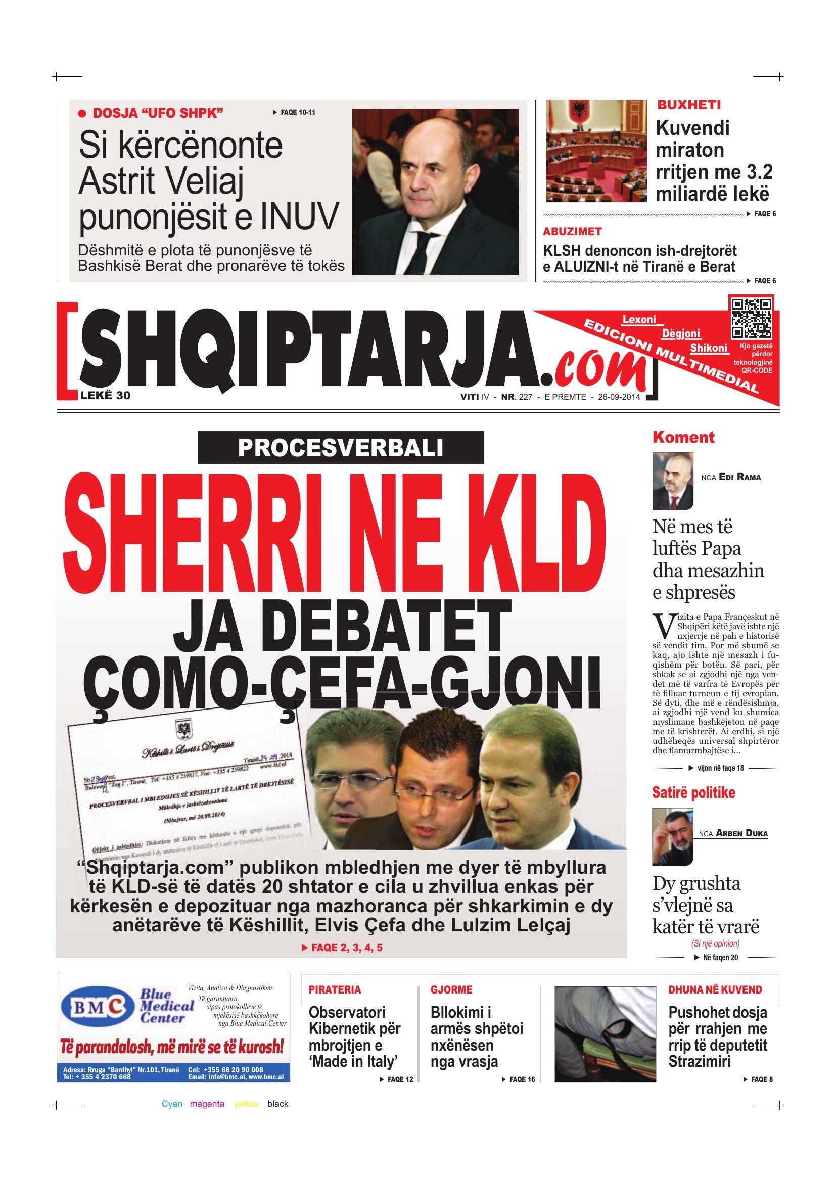 Shqiptarja.com 2014-09-26