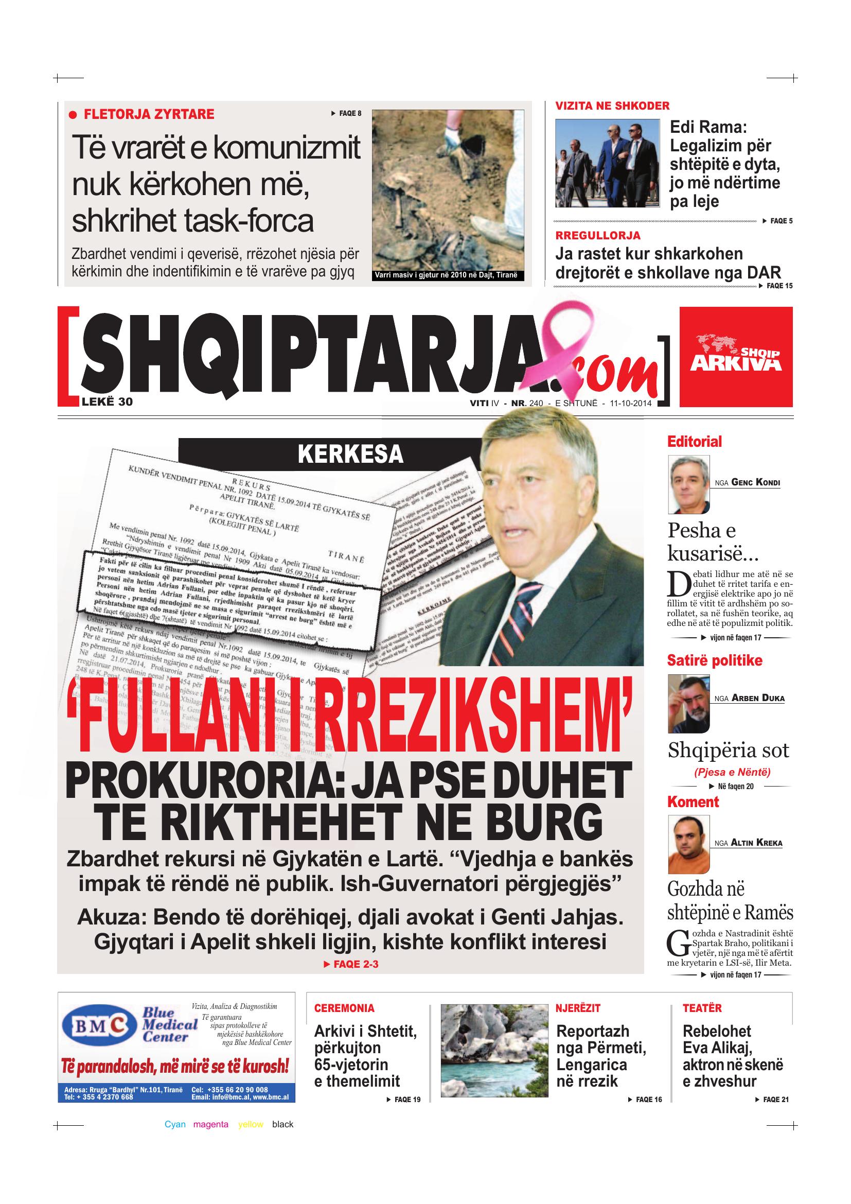 Shqiptarja.com 2014-10-11