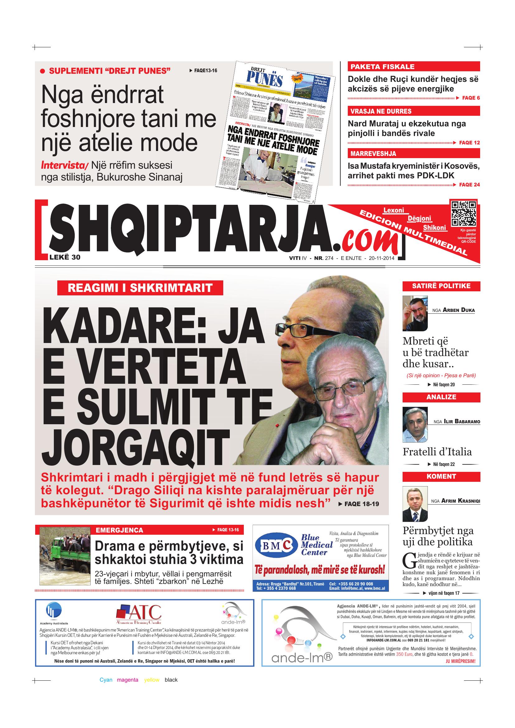 Shqiptarja.com 2014-11-20