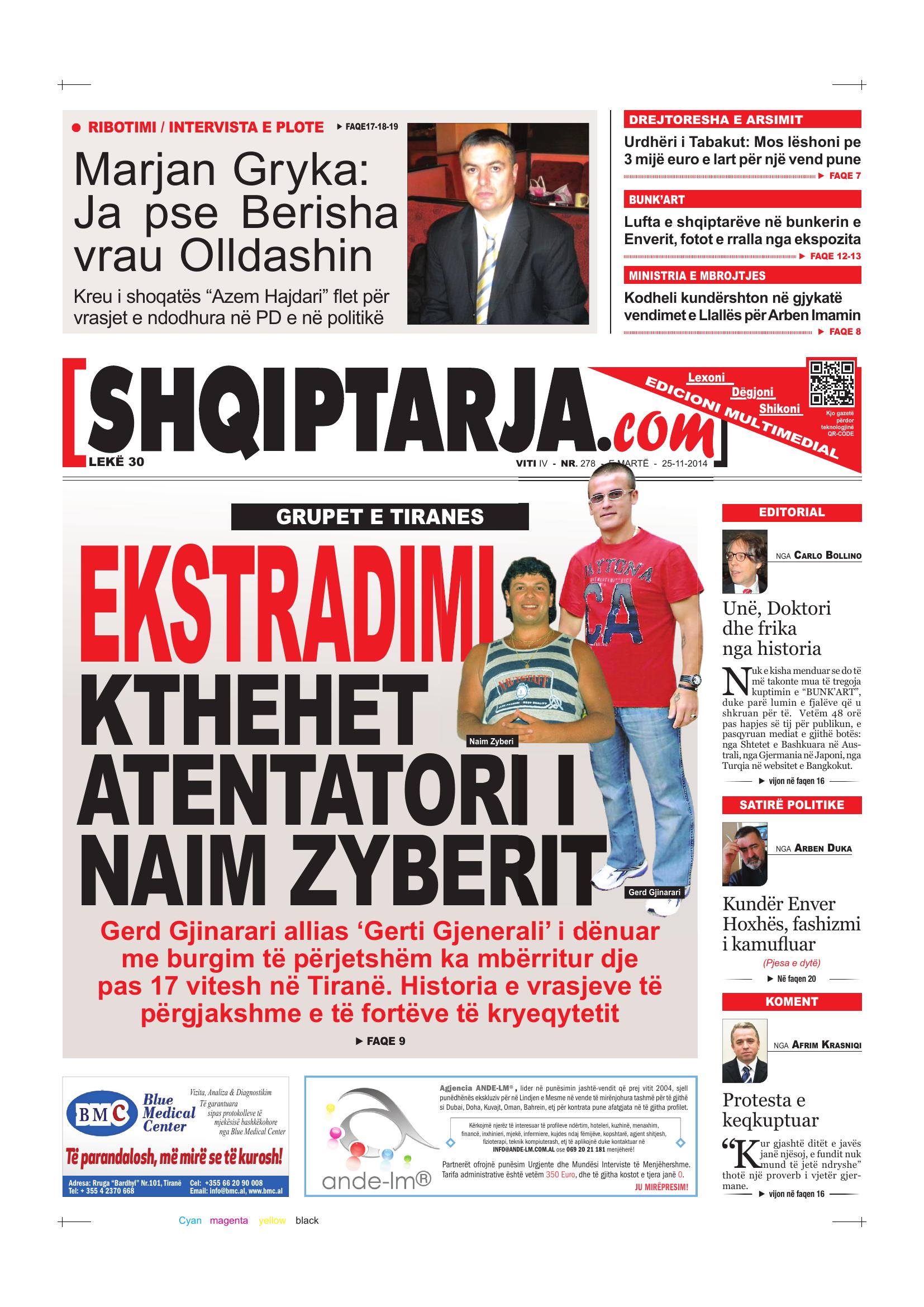 Shqiptarja.com 2014-11-25