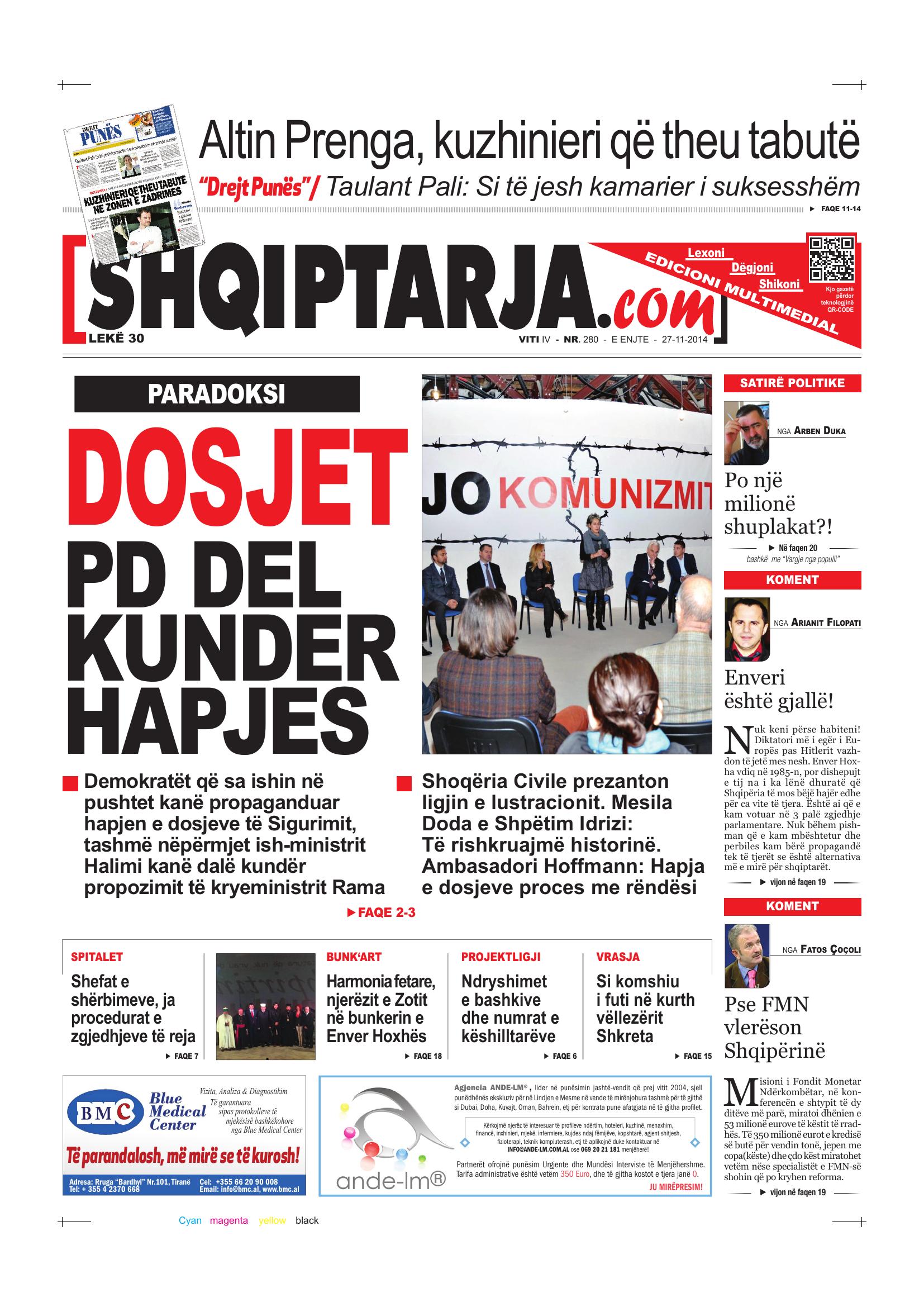 Shqiptarja.com 2014-11-27